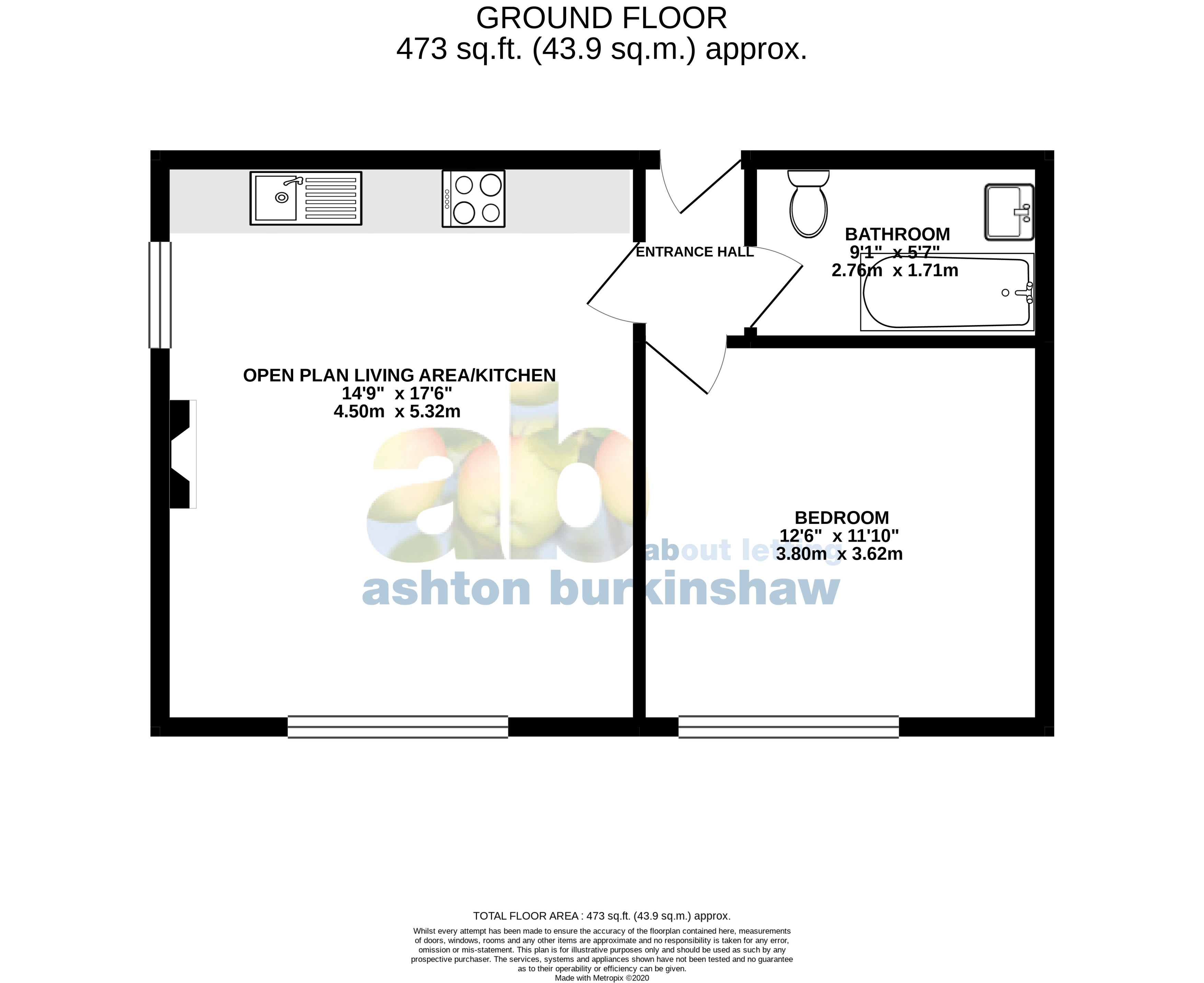 Flat 4, Crowborough floorplan