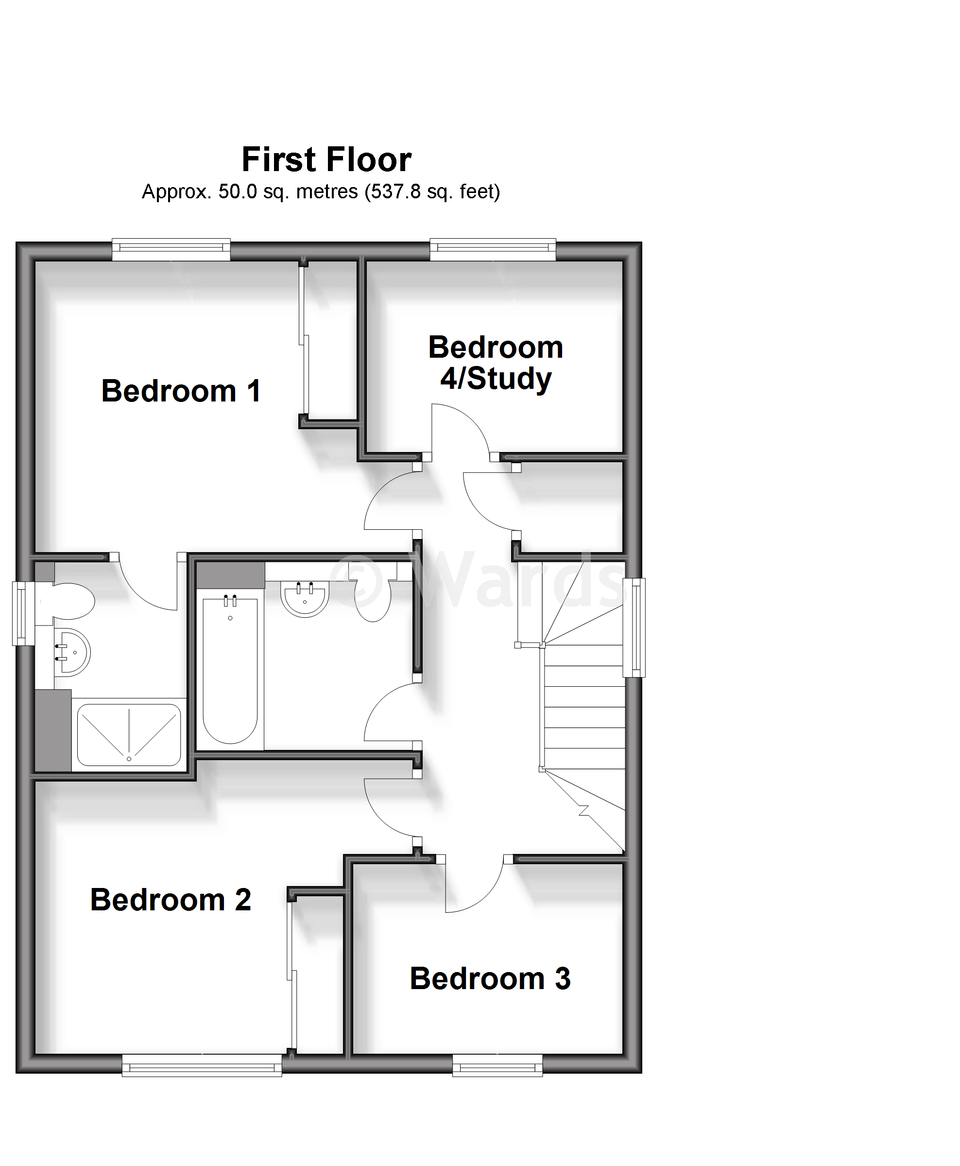 4, Ellis Field, Maidstone floorplan
