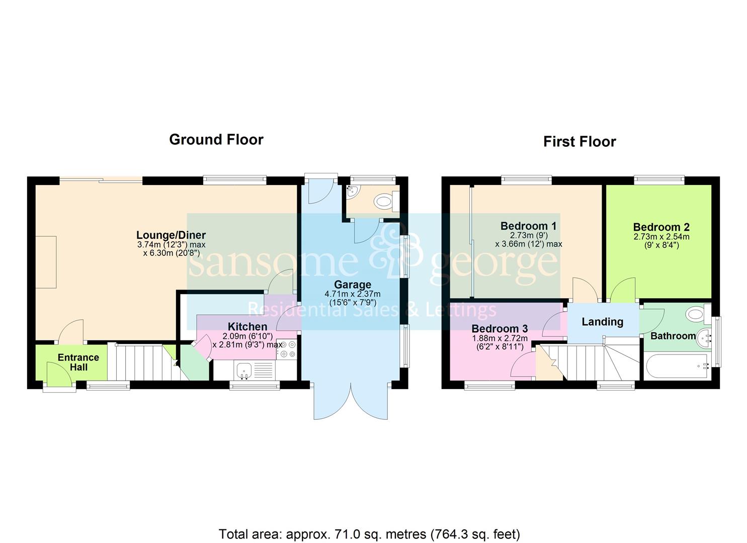 3 Bedrooms Semi-detached house for sale in Dell Road, Tilehurst, Reading RG31