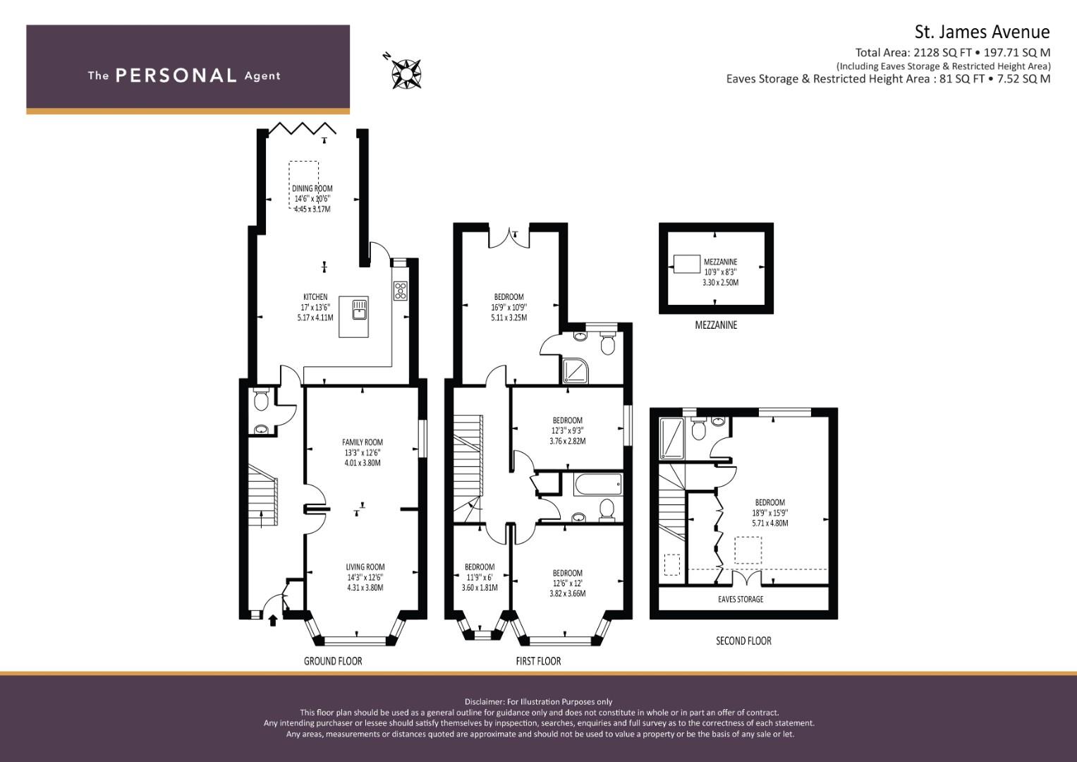 10, St. James Avenue, Sutton floorplan