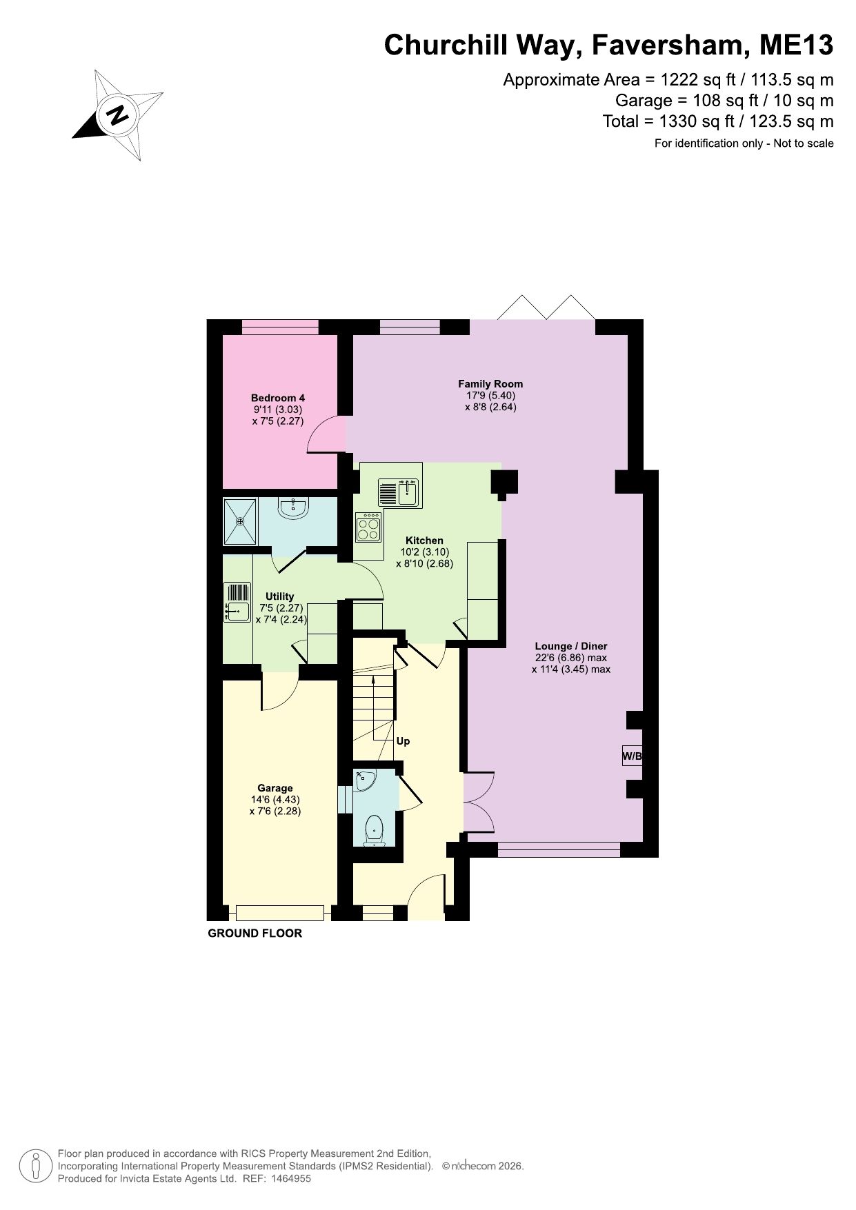 28 Churchill Way, Faversham floorplan
