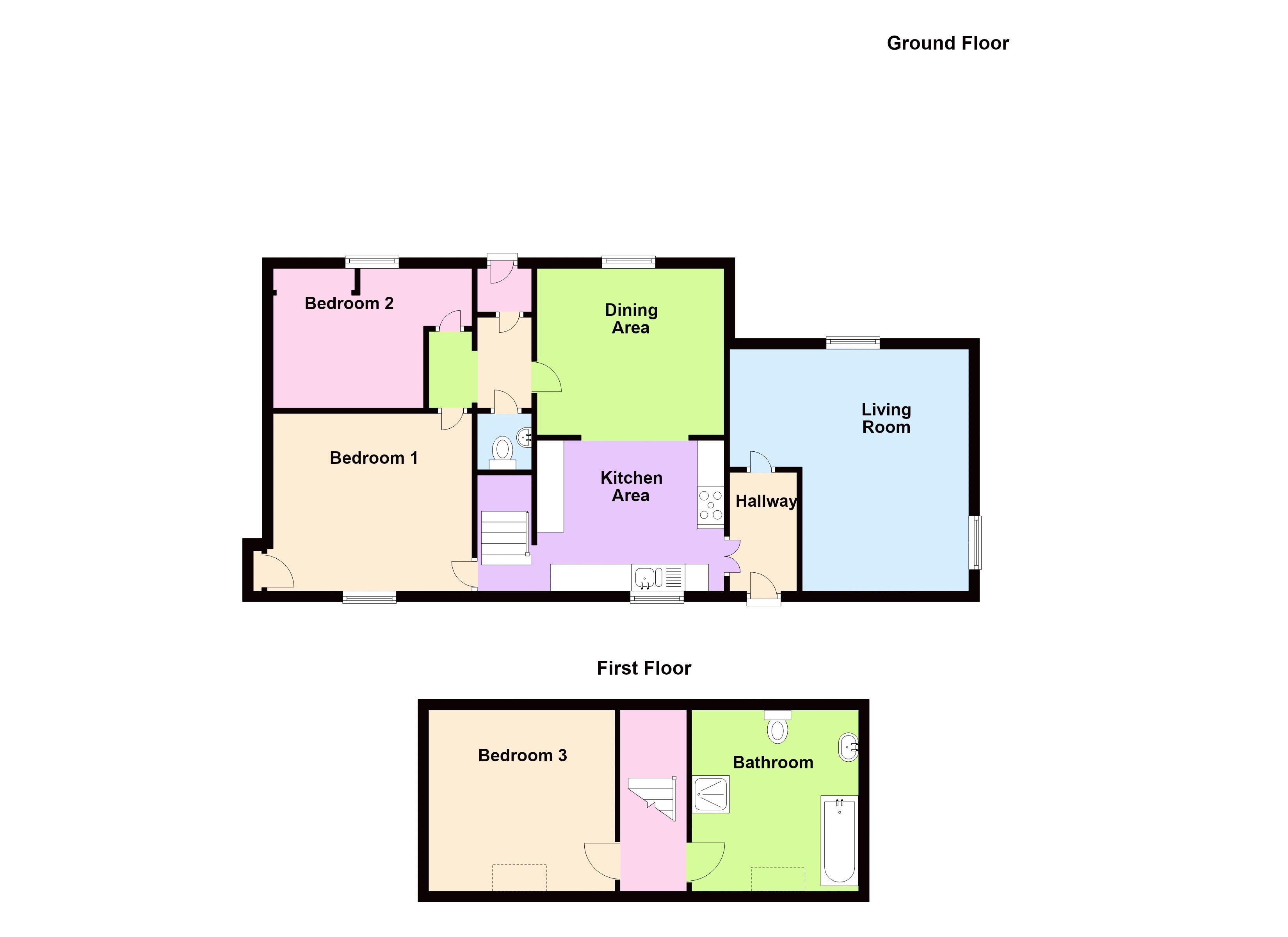 70, Rose Street, Thurso floorplan