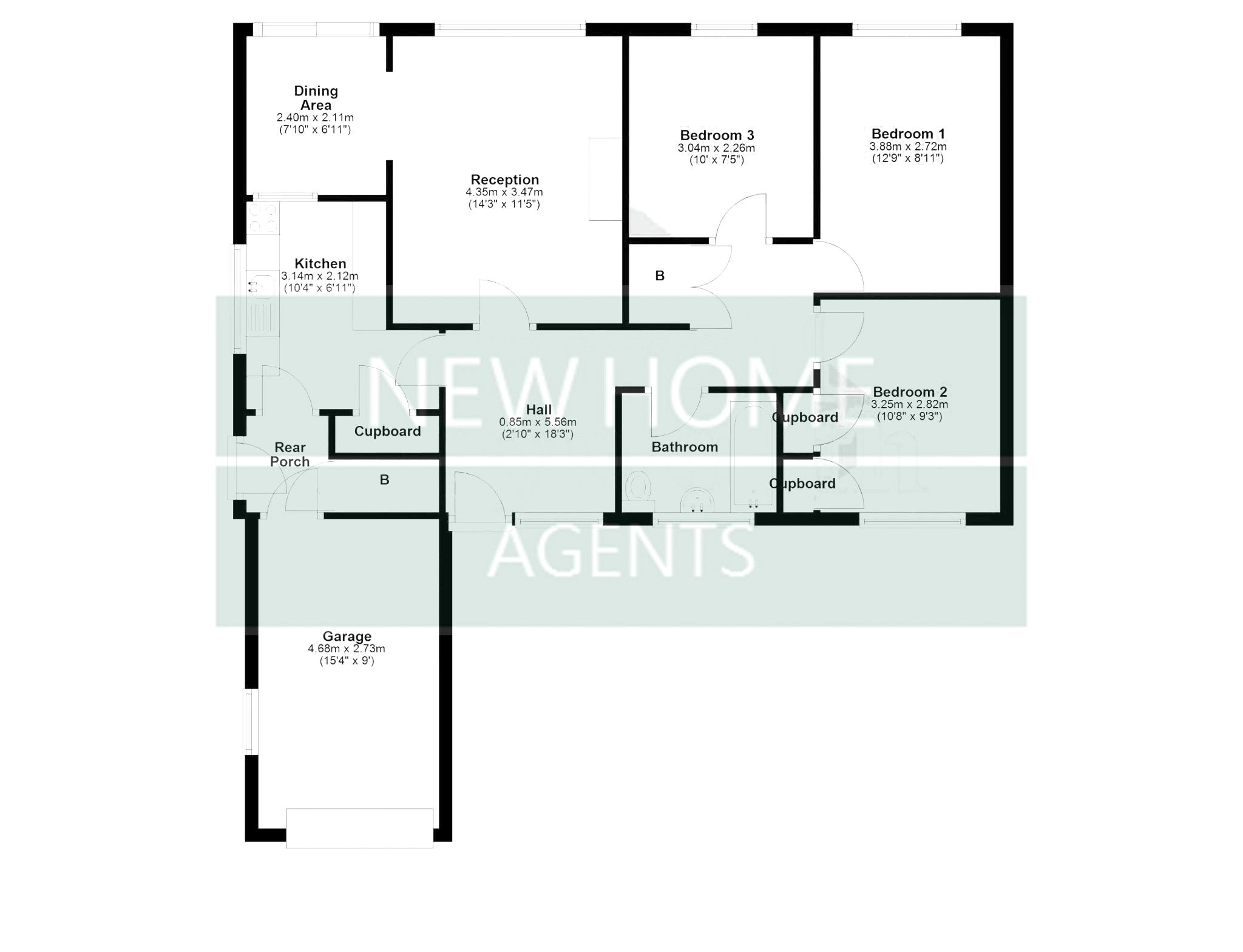 8, Castle View, Kendal floorplan