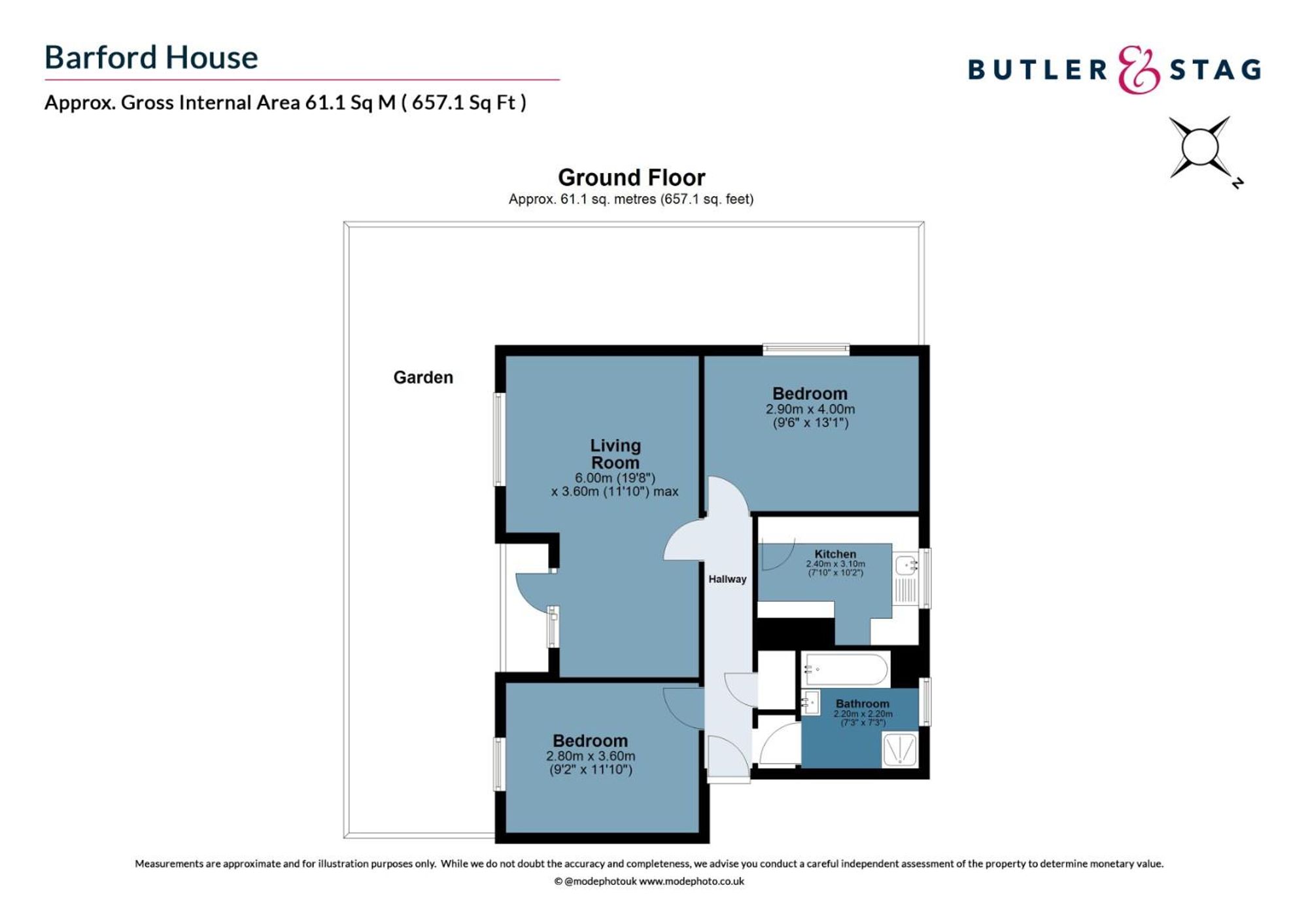 Barford House, Tredegar Road, Bow floorplan