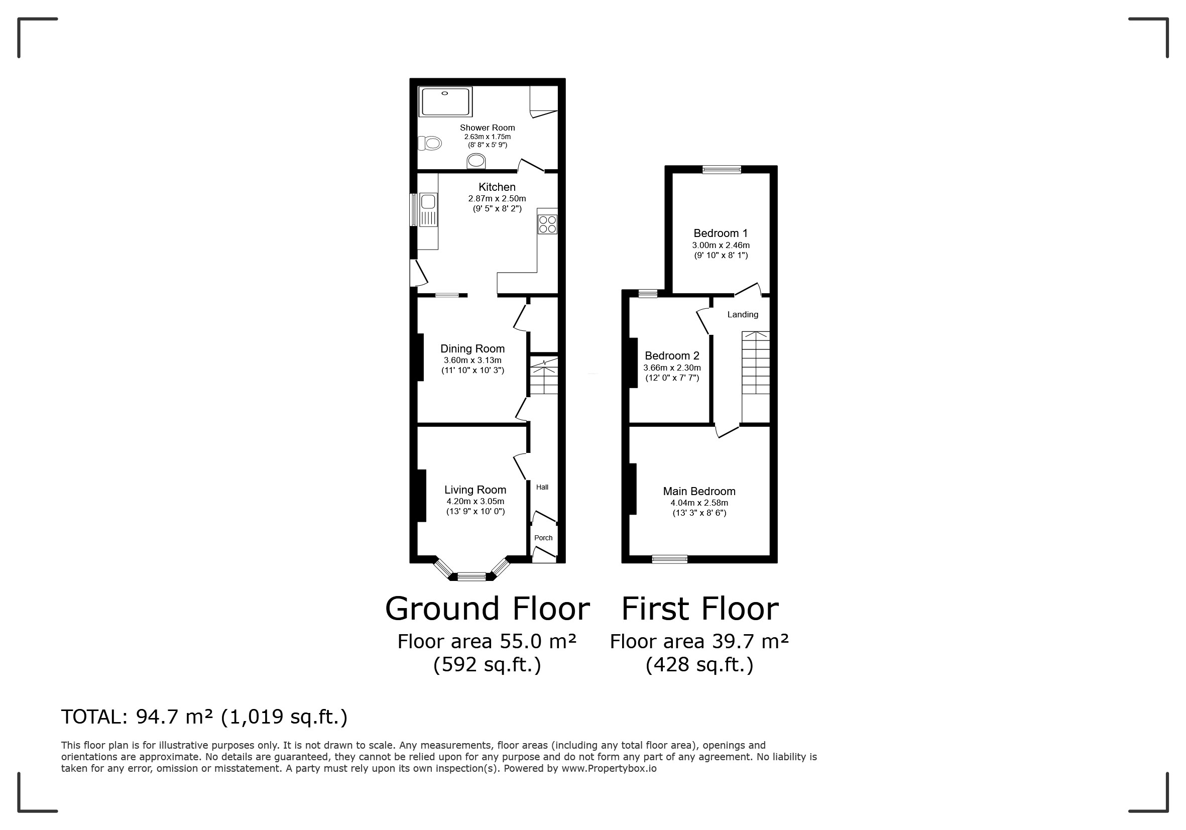97, Field Lane, Lowestoft floorplan