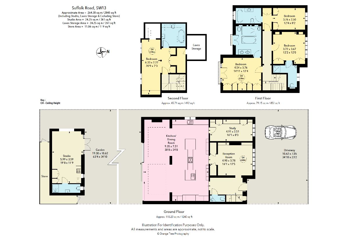 Suffolk Road, Barnes SW13, 4 bedroom end terrace house for sale