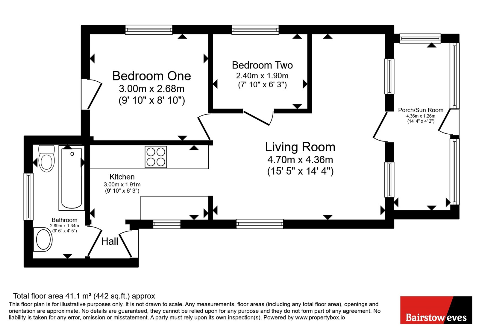 91, Broadway, Clacton-on-Sea floorplan