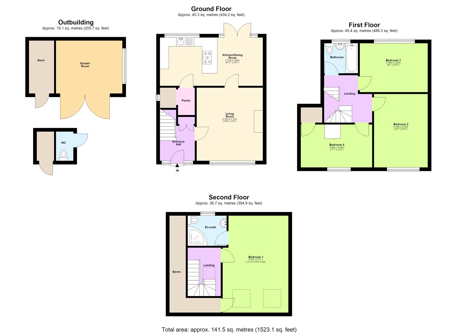 24, Cobb Road, Hertfordshire floorplan