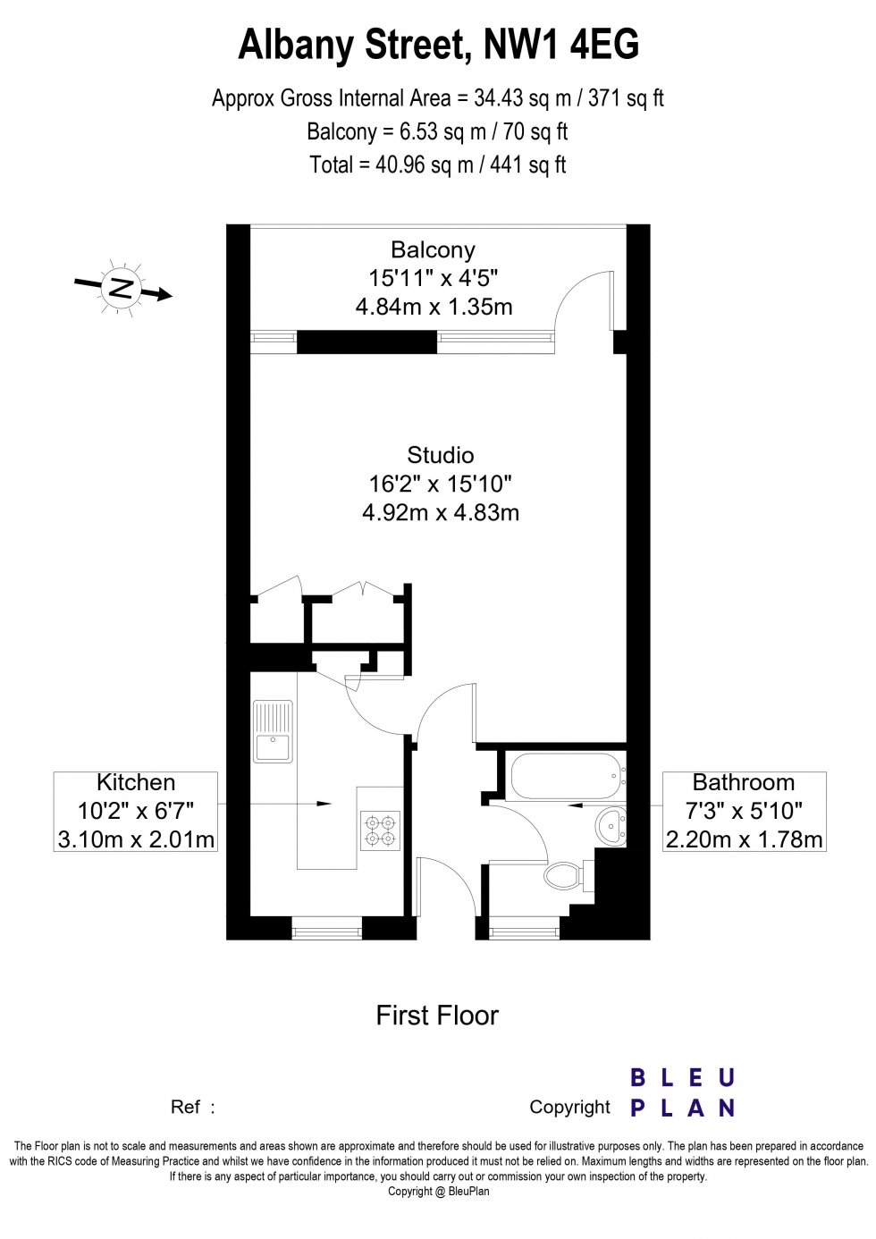 Albany Street, London floorplan
