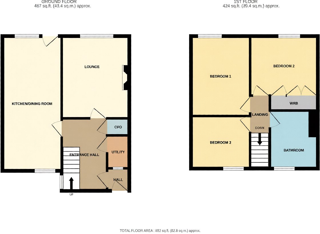 72, Bro Tudur, Isle of Anglesey floorplan