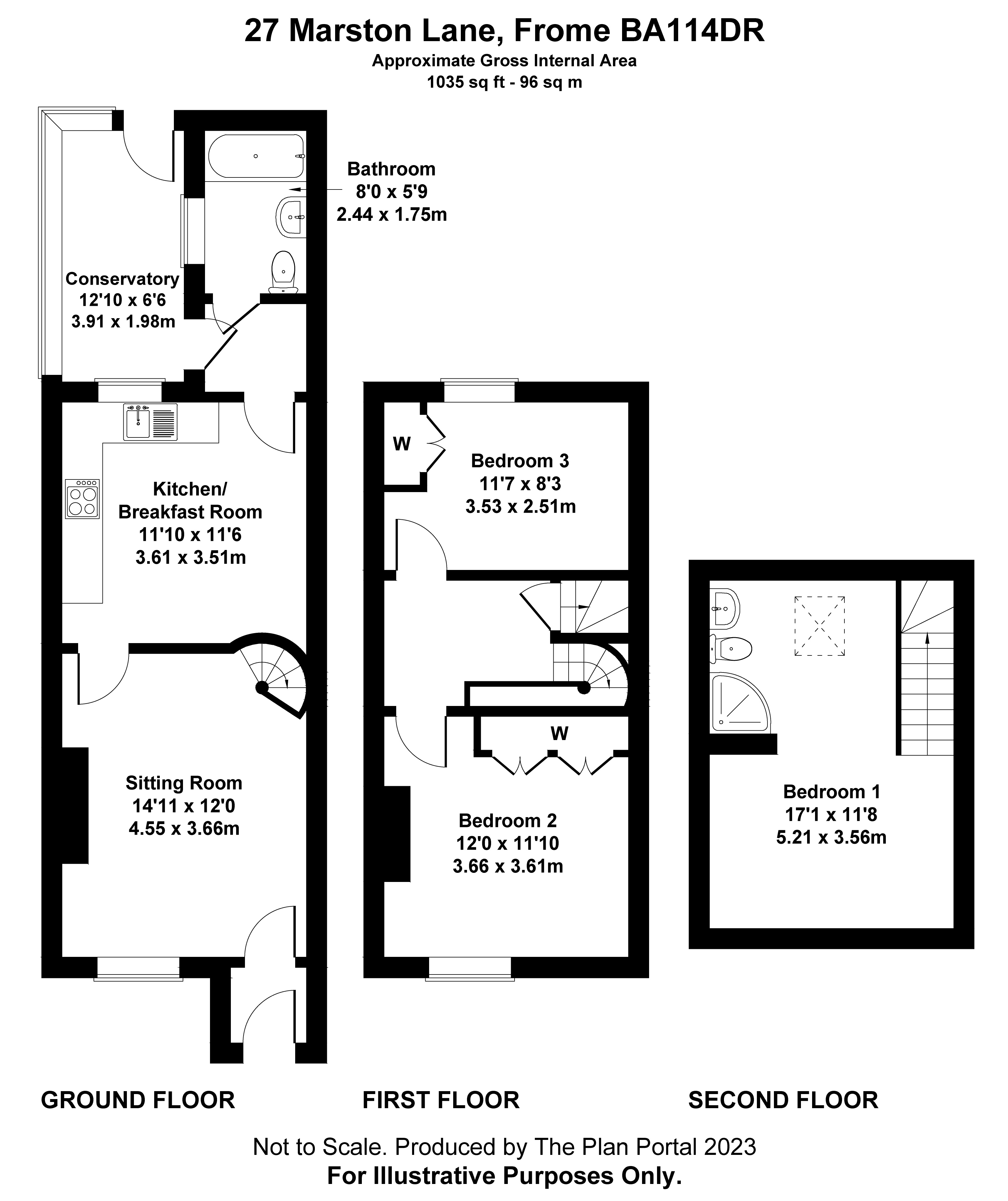 Marston Lane, Frome BA11, 3 bedroom terraced house for sale 66274193