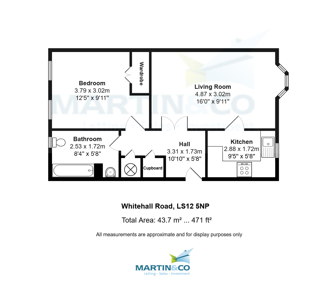 304, Whitehall Road, Leeds floorplan