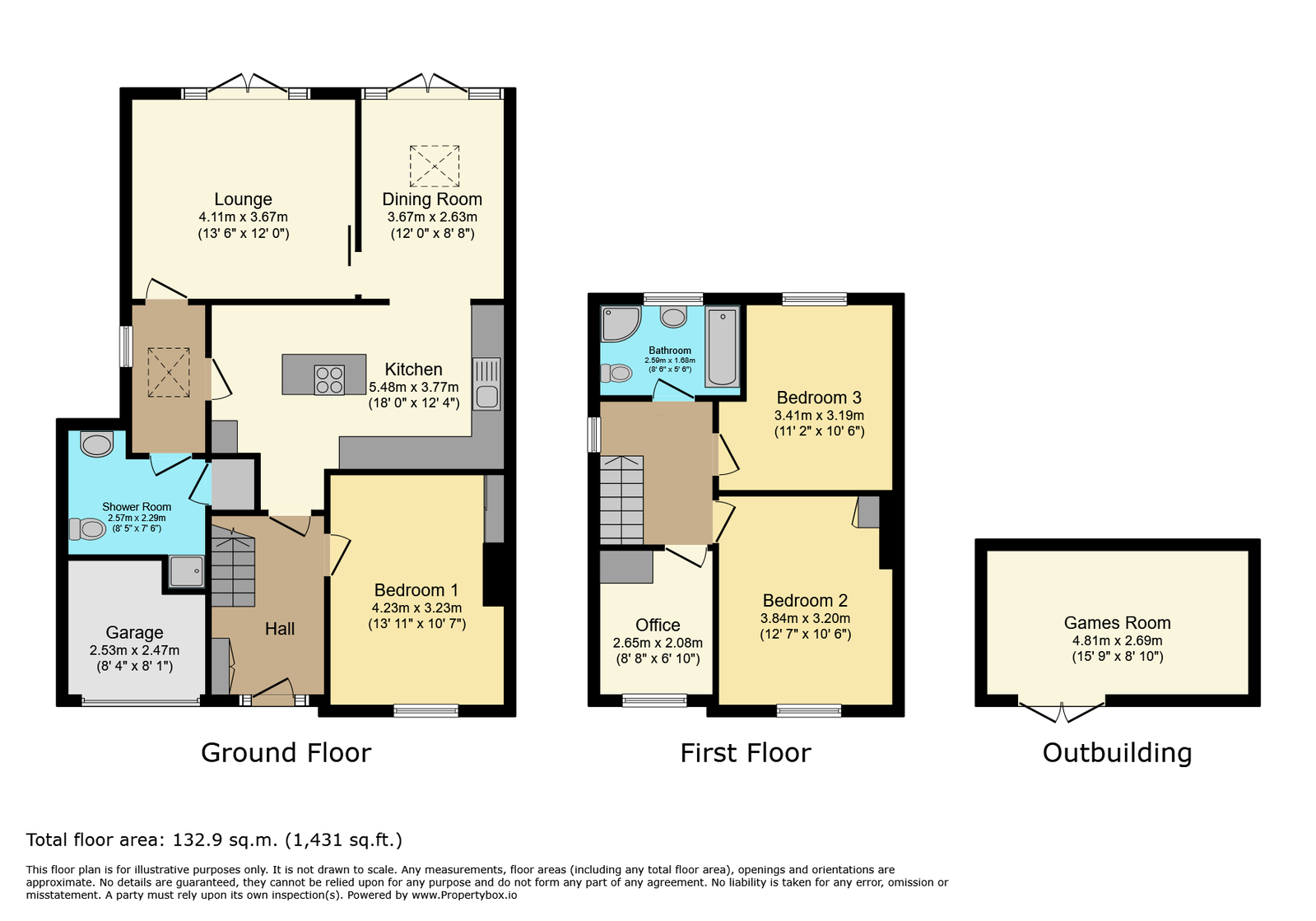 22, Meadow Croft, Selby floorplan