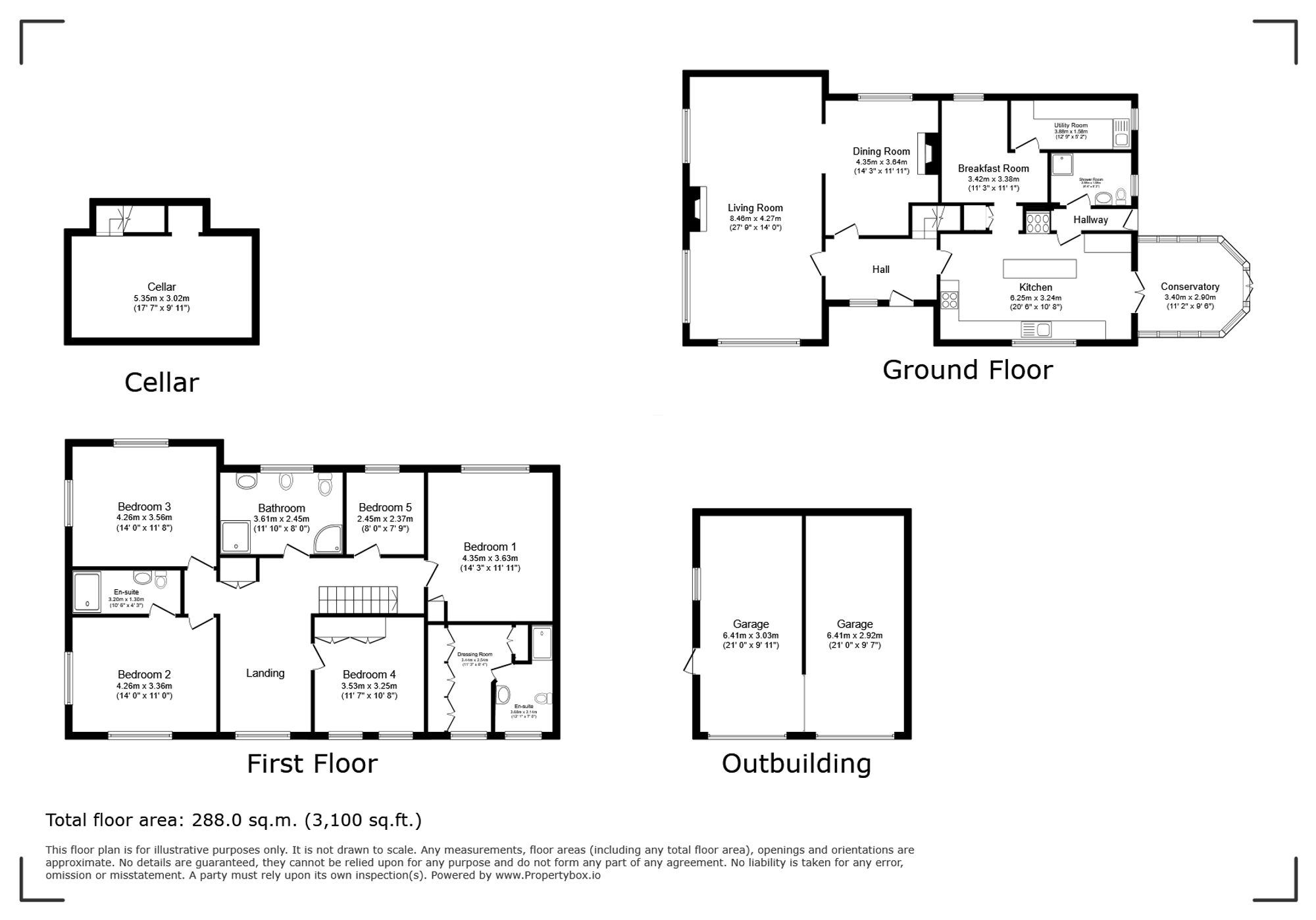 The Woodlands Eccleshall Road, Market Drayton floorplan