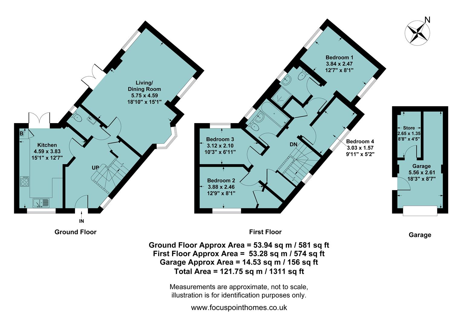 8, Sage Close, Banbury floorplan
