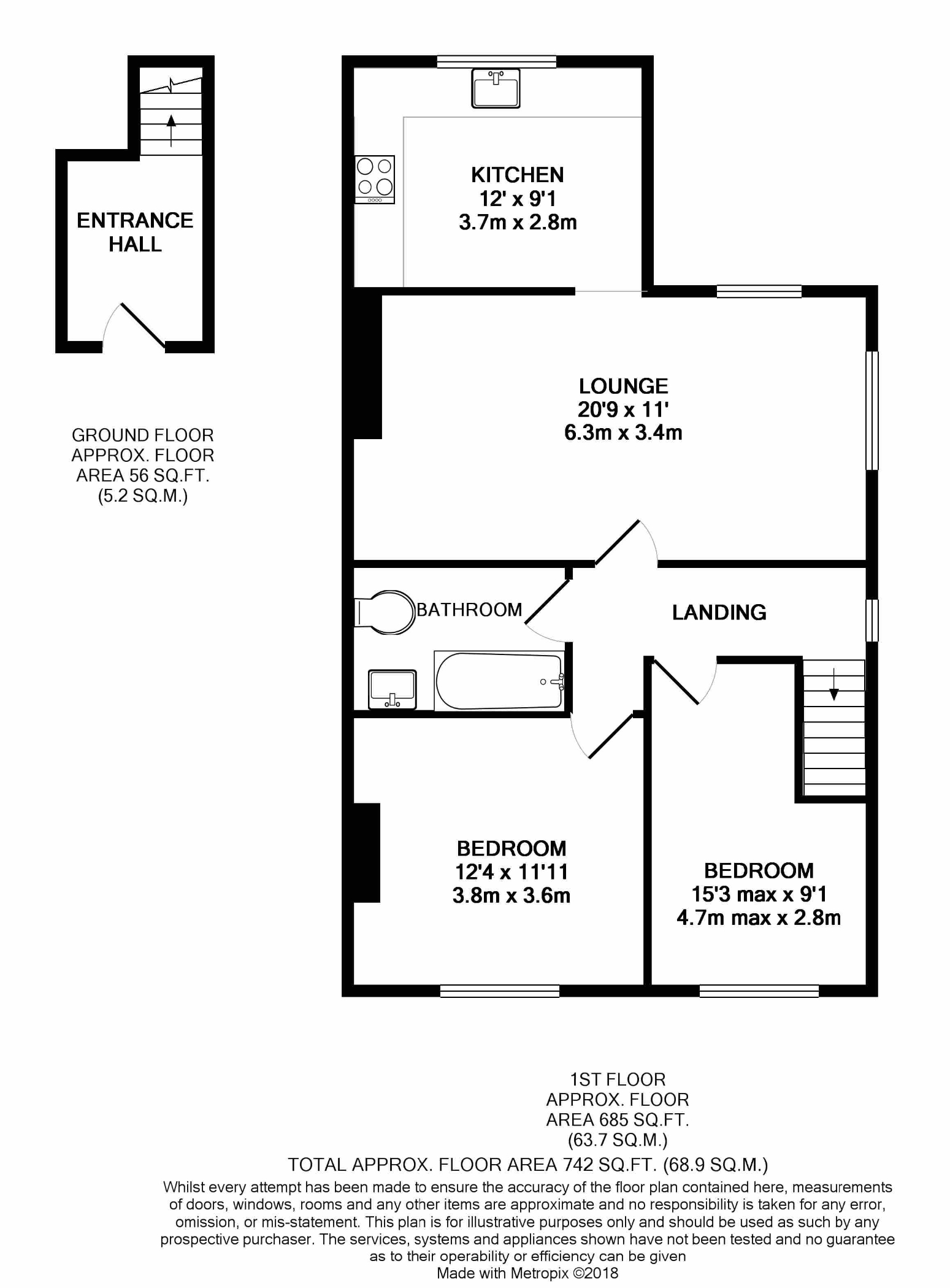 2 Bedrooms Maisonette for sale in Local Board Road, Watford WD17