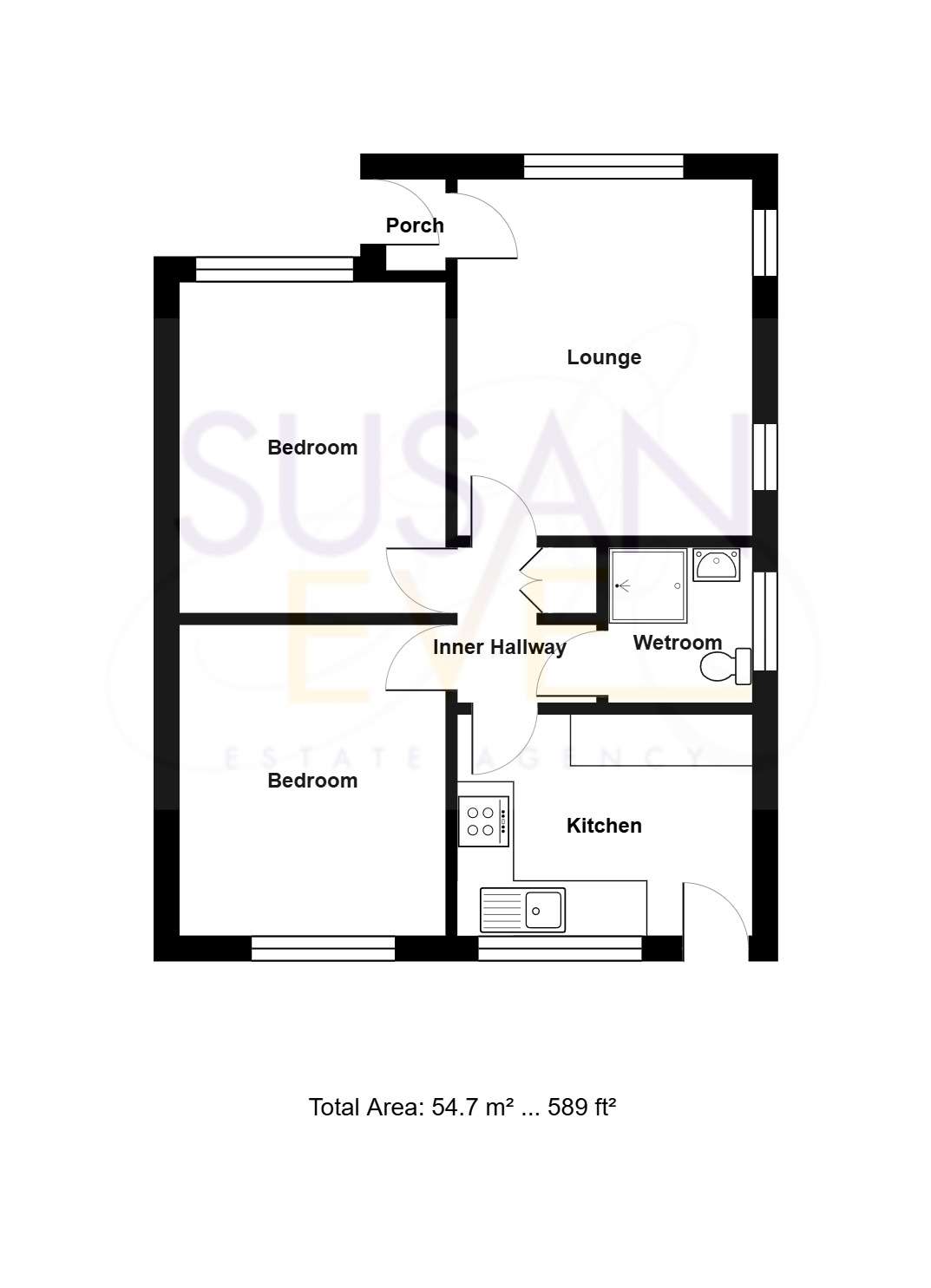186, Kirkstone Drive, Thornton Cleveleys floorplan
