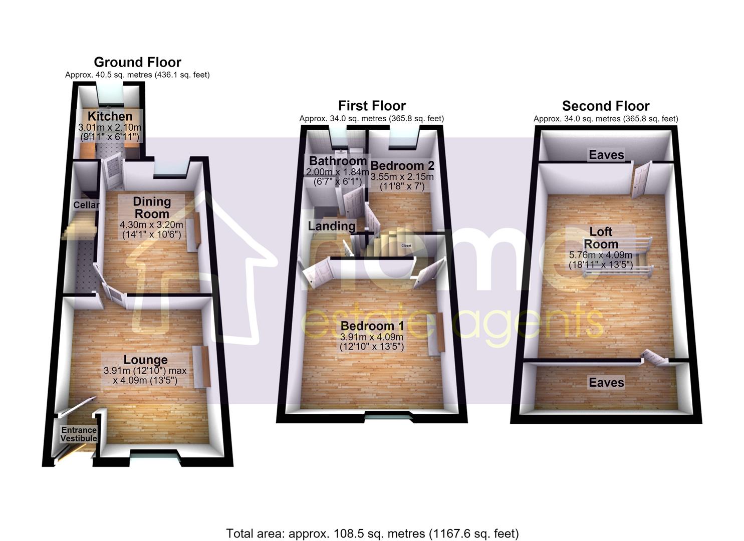 51, Lord Street, Dukinfield floorplan
