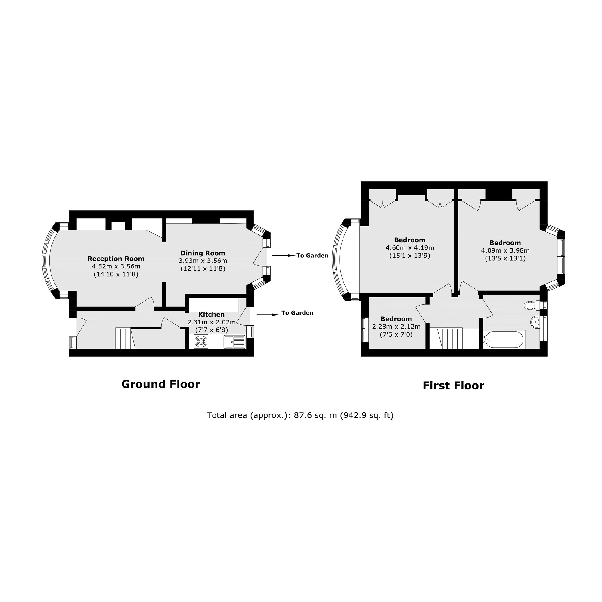 13, Alderwick Drive, Hounslow floorplan