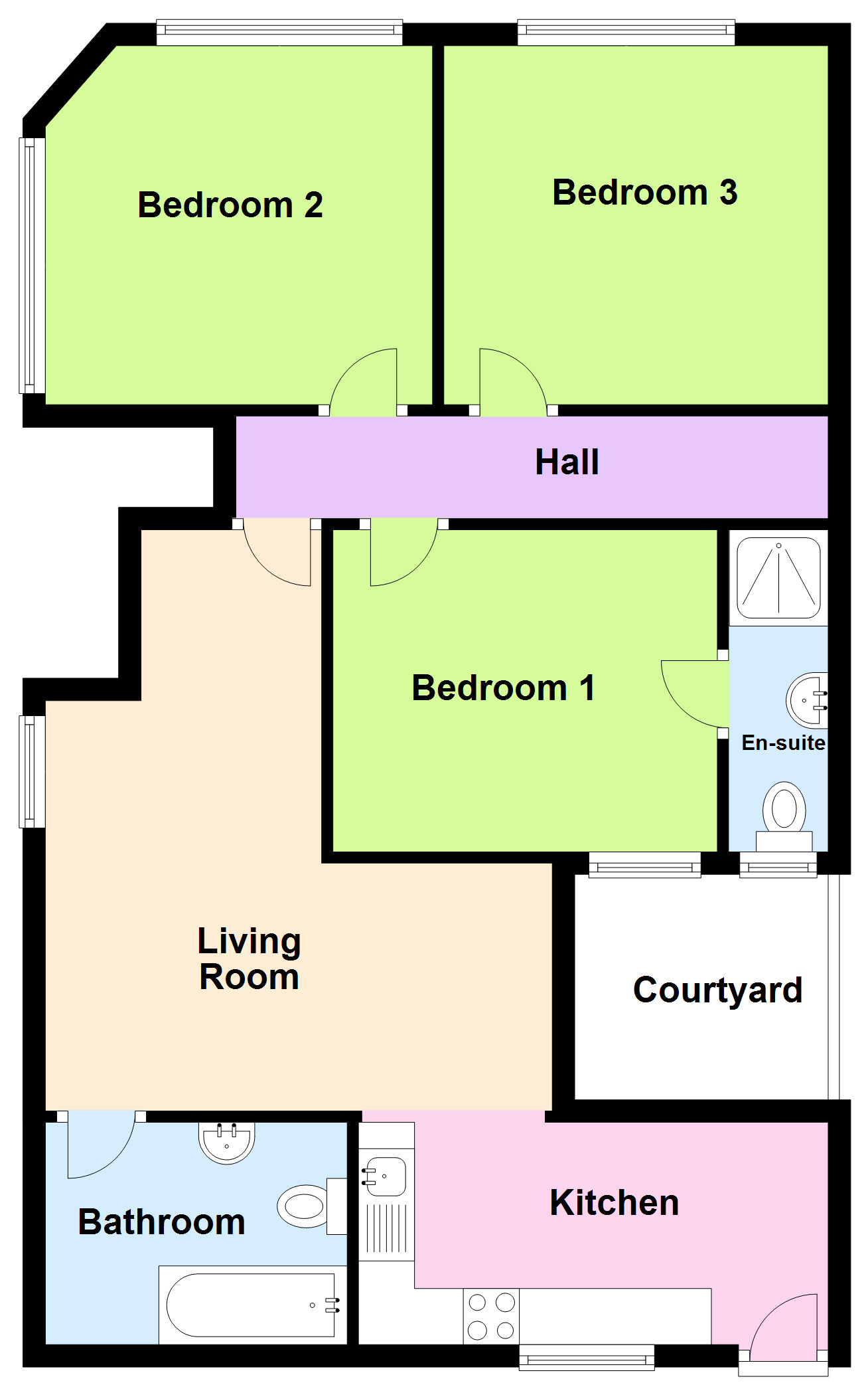 3 Bedrooms Maisonette to rent in Mitcham Road, Croydon, Surrey CR0
