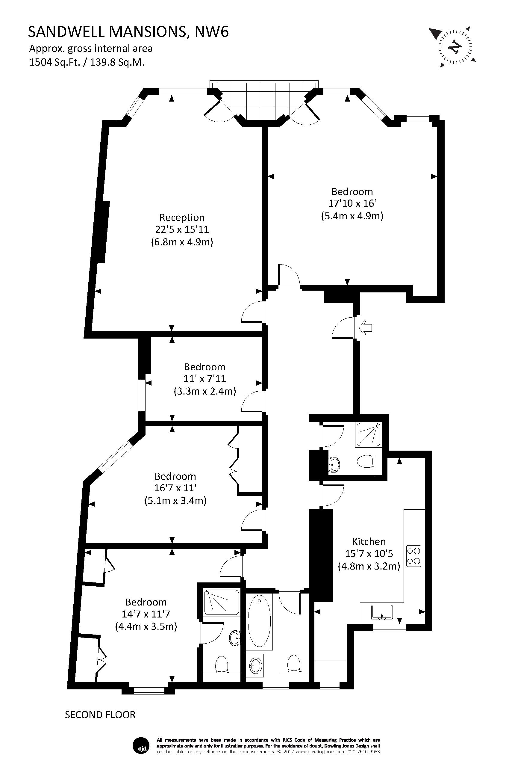West End Lane, West Hampstead NW6, 4 bedroom flat to rent 57925750 PrimeLocation
