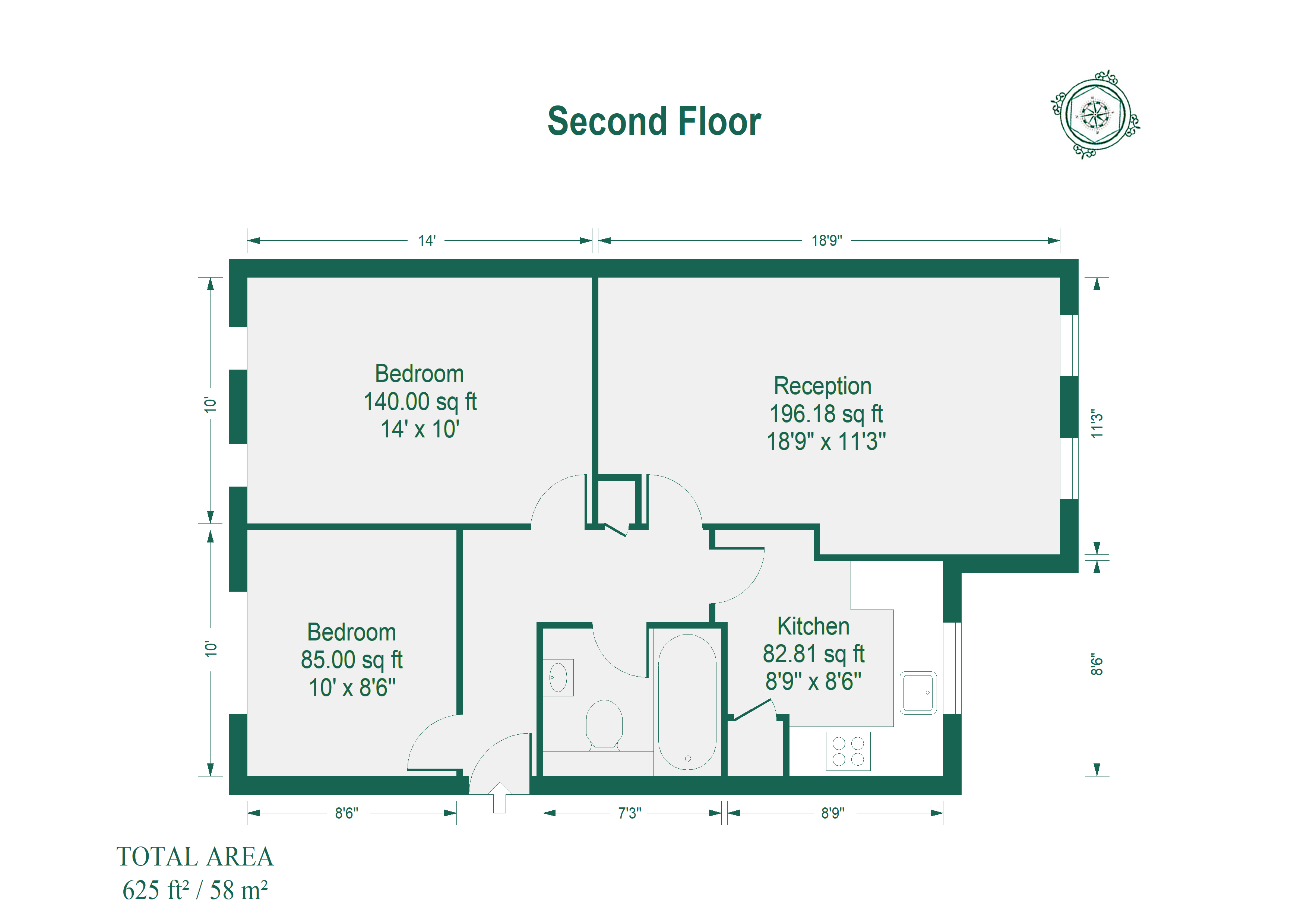 145, Angelica Drive, London floorplan