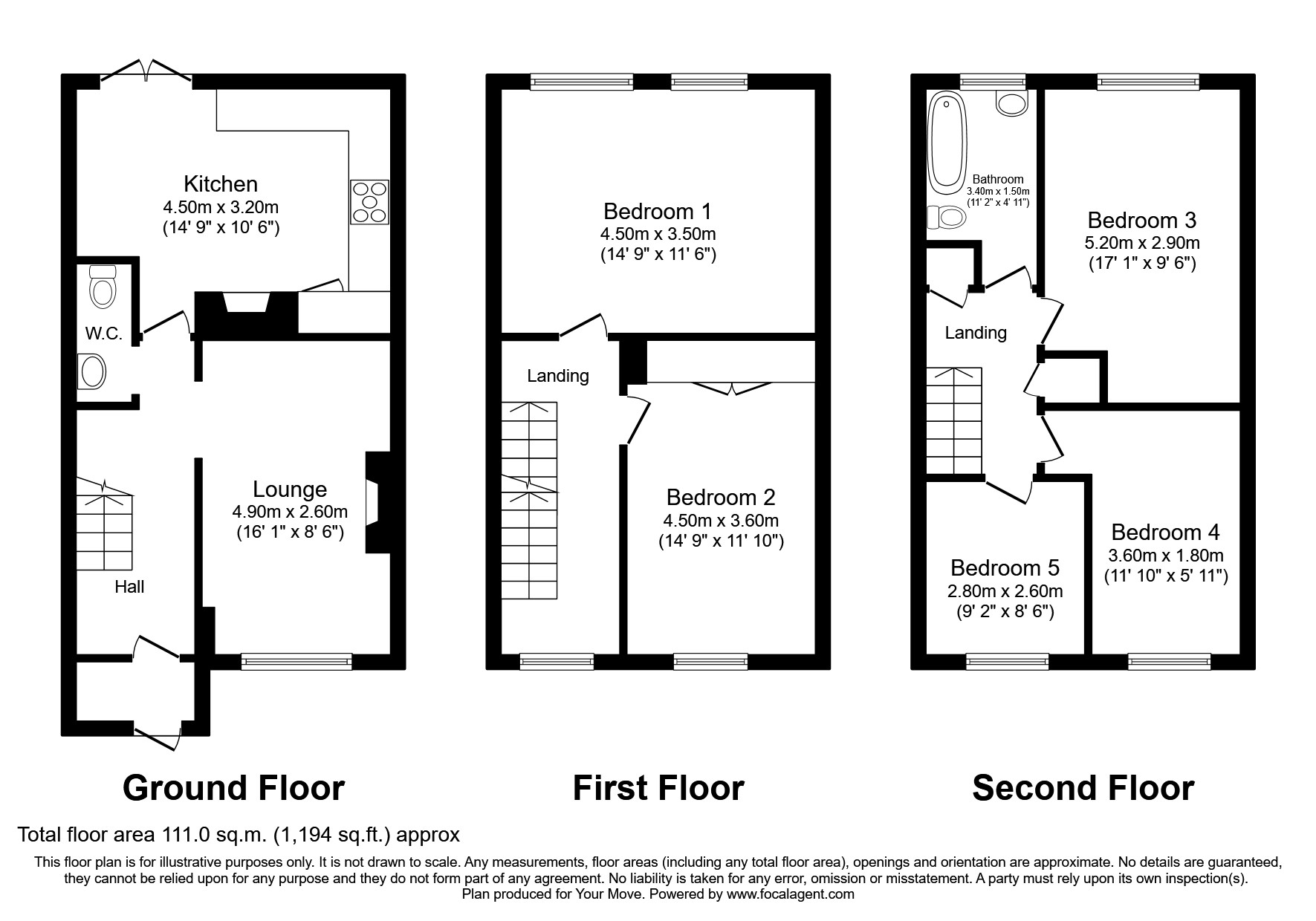 Kingston Crescent, Lords Wood, Chatham, Kent ME5, 5 bedroom terraced