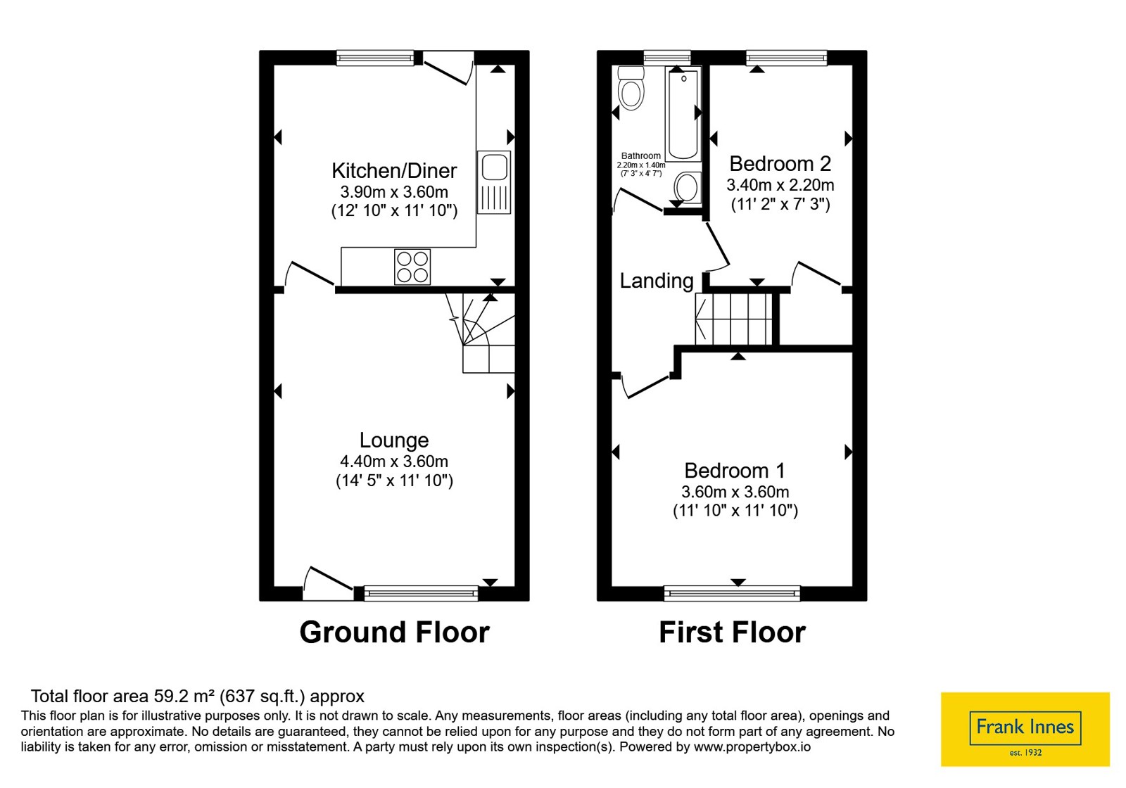 255, Holland Road, Chesterfield floorplan