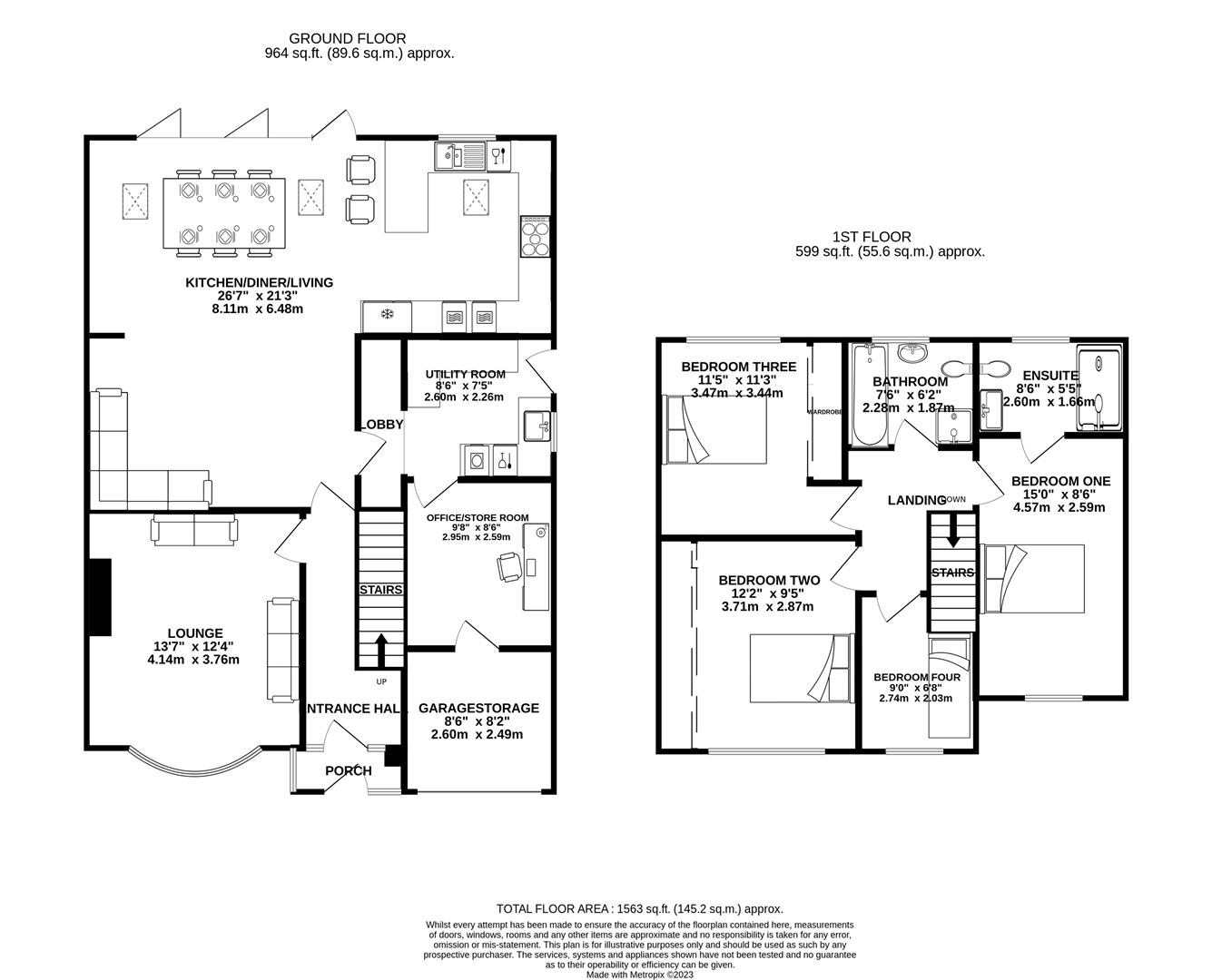 21, Blake Crescent, Swindon floorplan