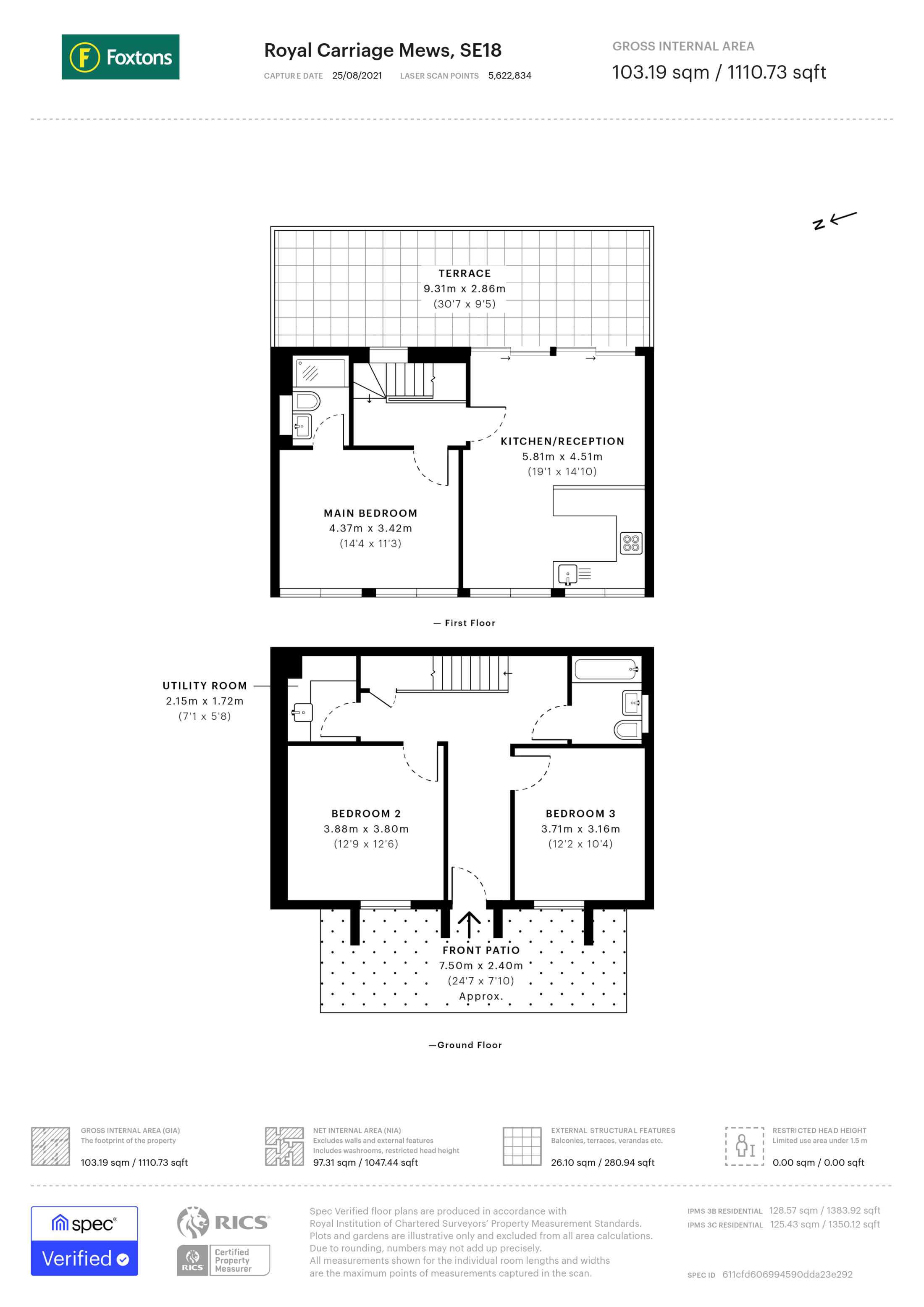 Royal Carriage Mews, Woolwich floorplan
