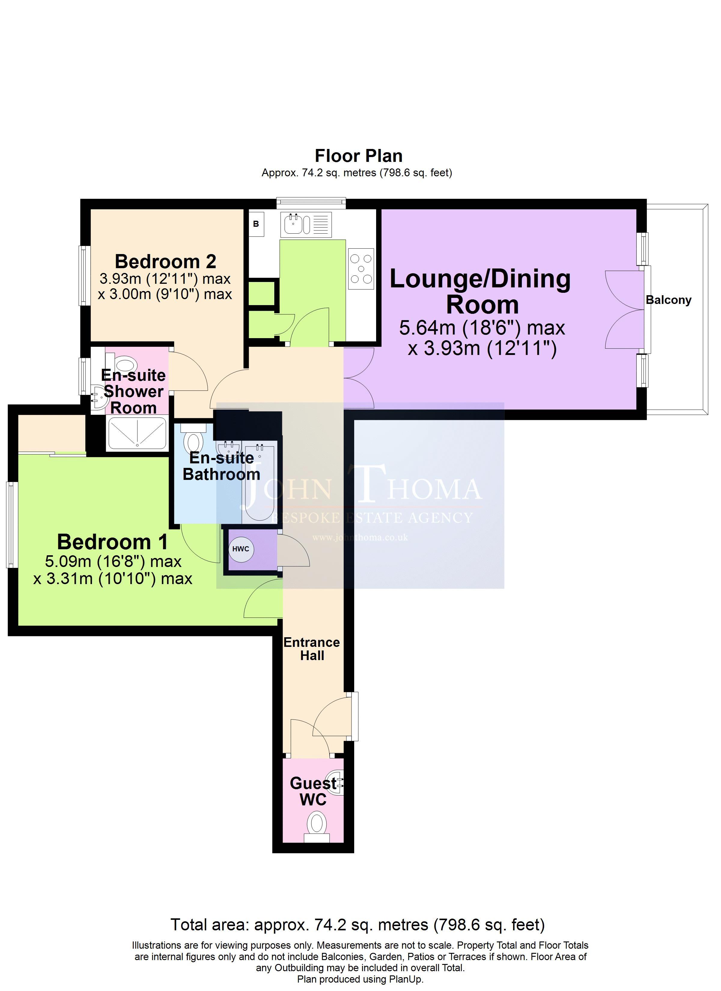 11 Park Grange, Manor Road, Chigwell floorplan