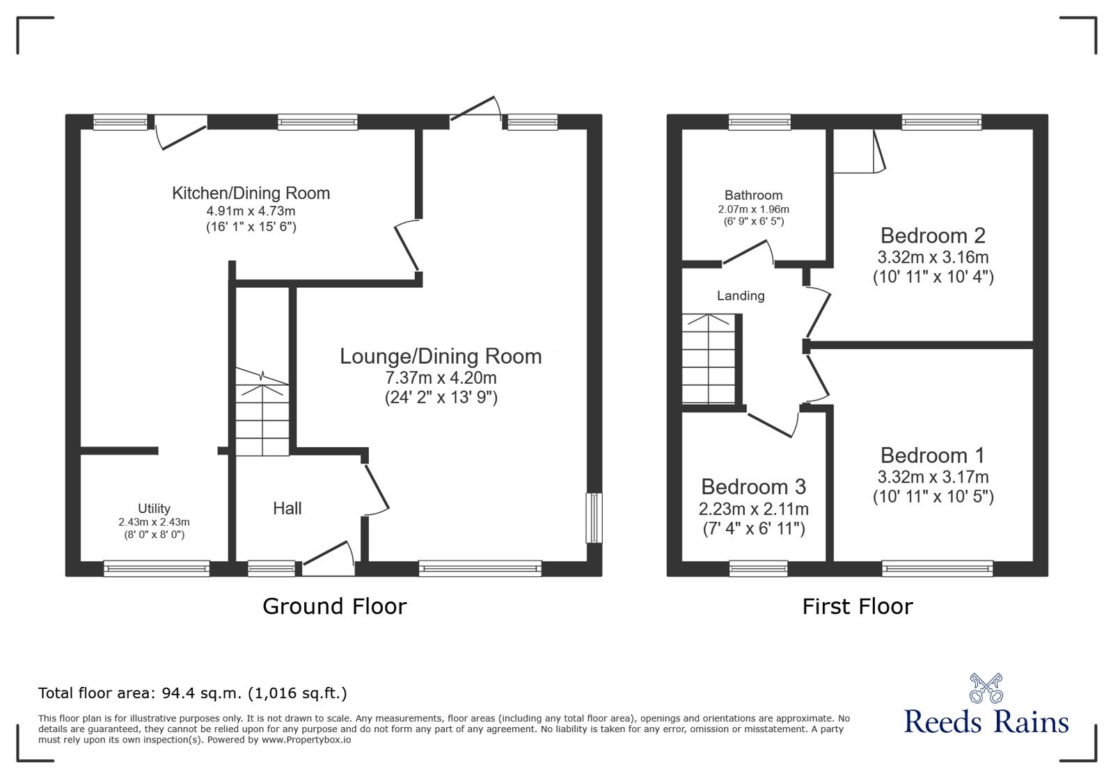 1, Ashton Gardens, Derbyshire floorplan