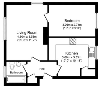 18 Queens Avenue, Ilfracombe Devon, Devon floorplan