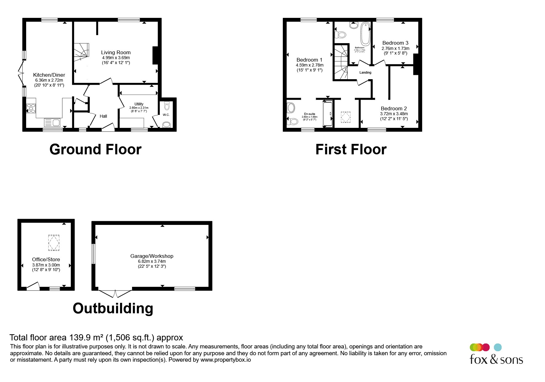 2, Graylands Farm Cottages, Langhurst Wood Road, Horsham floorplan