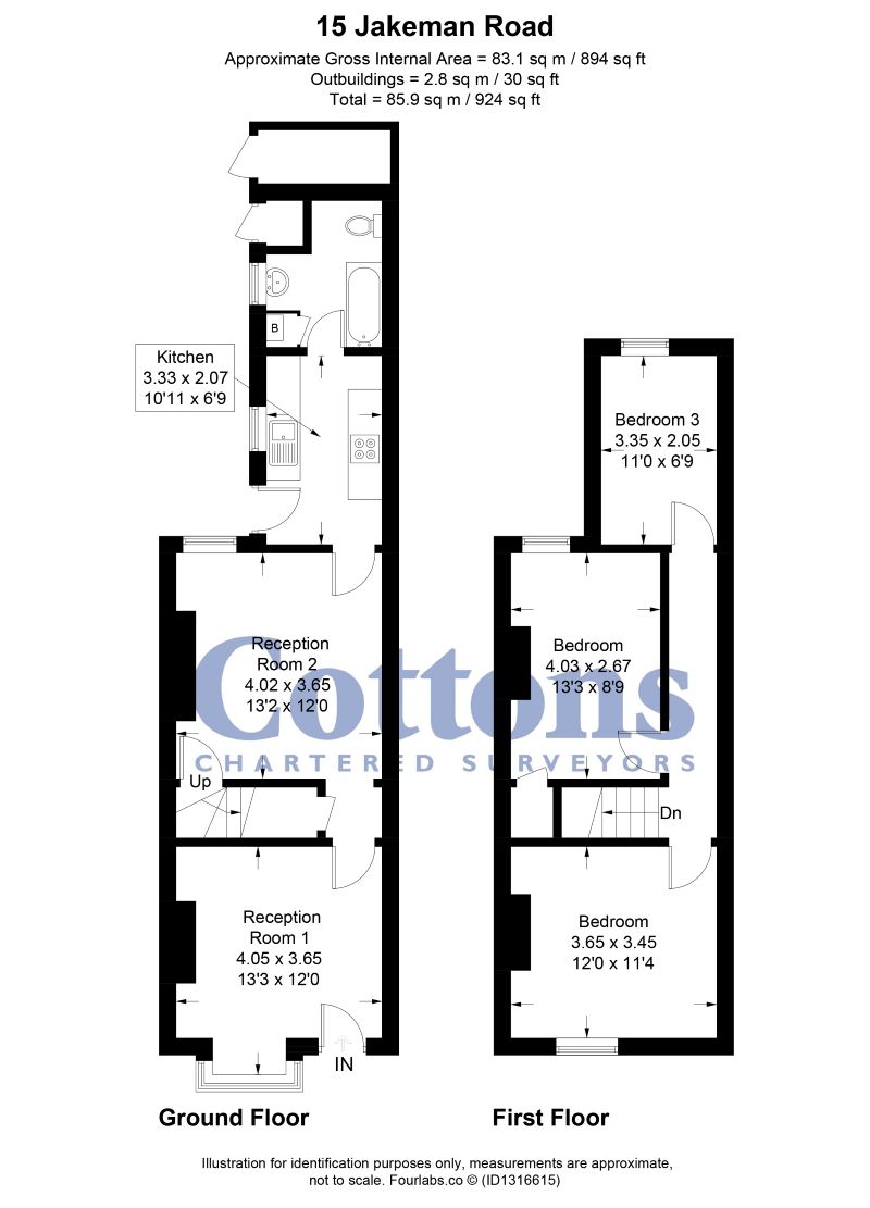 15, Jakeman Road, Birmingham floorplan