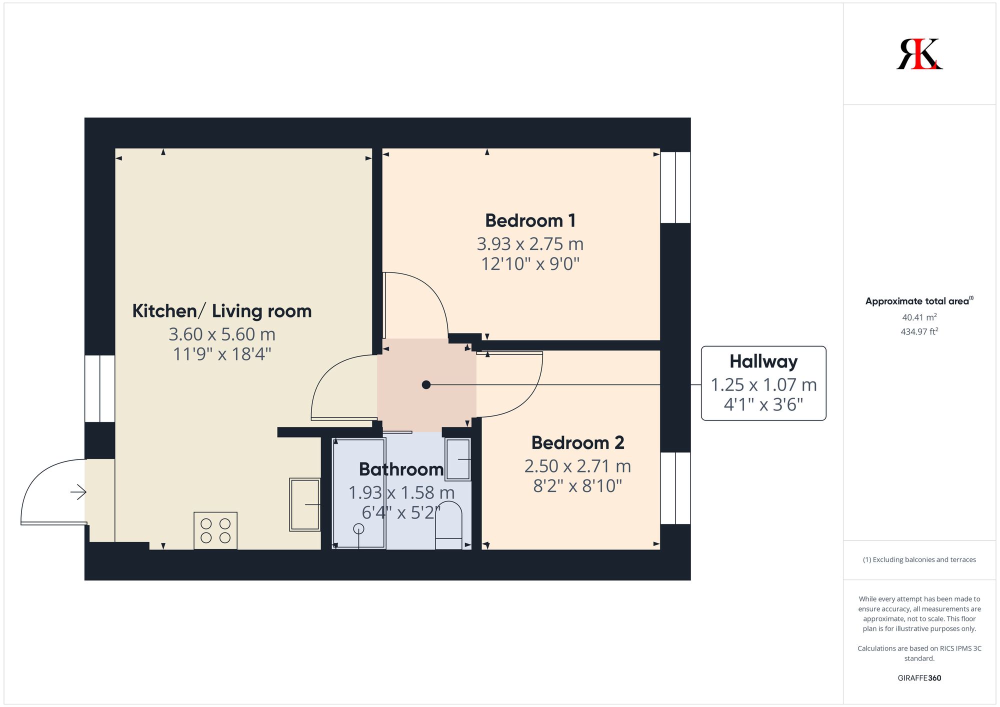 Flat 3, The Coach House, Haverfordwest floorplan