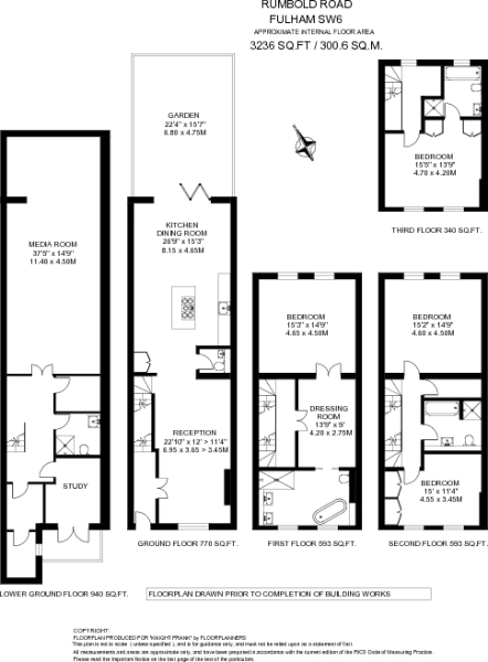 5 Bedrooms Terraced house to rent in Rumbold Road, London SW6