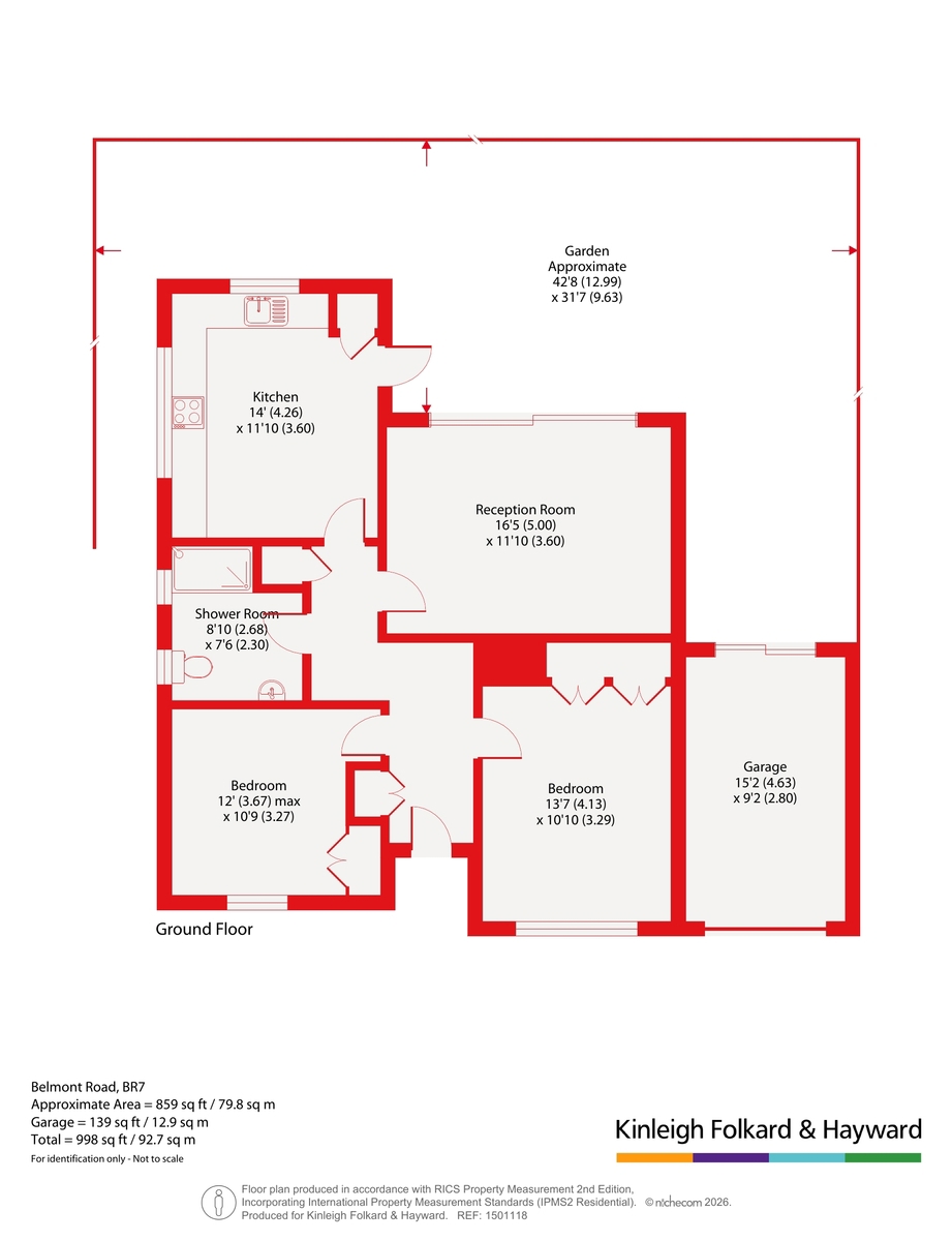 7, Belmont Road, Kent floorplan