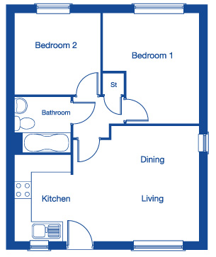 2 Bedrooms Flat for sale in Duddle Lane, Preston PR5