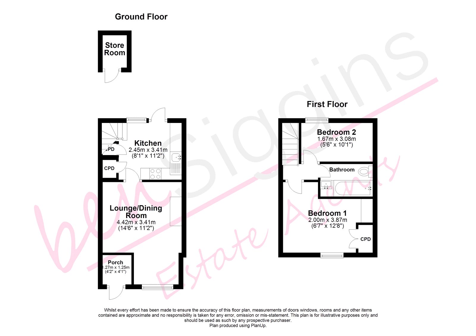 2 Bedrooms Terraced house for sale in Farthings Cottages, Grange Lane, Sandling, Maidstone ME14