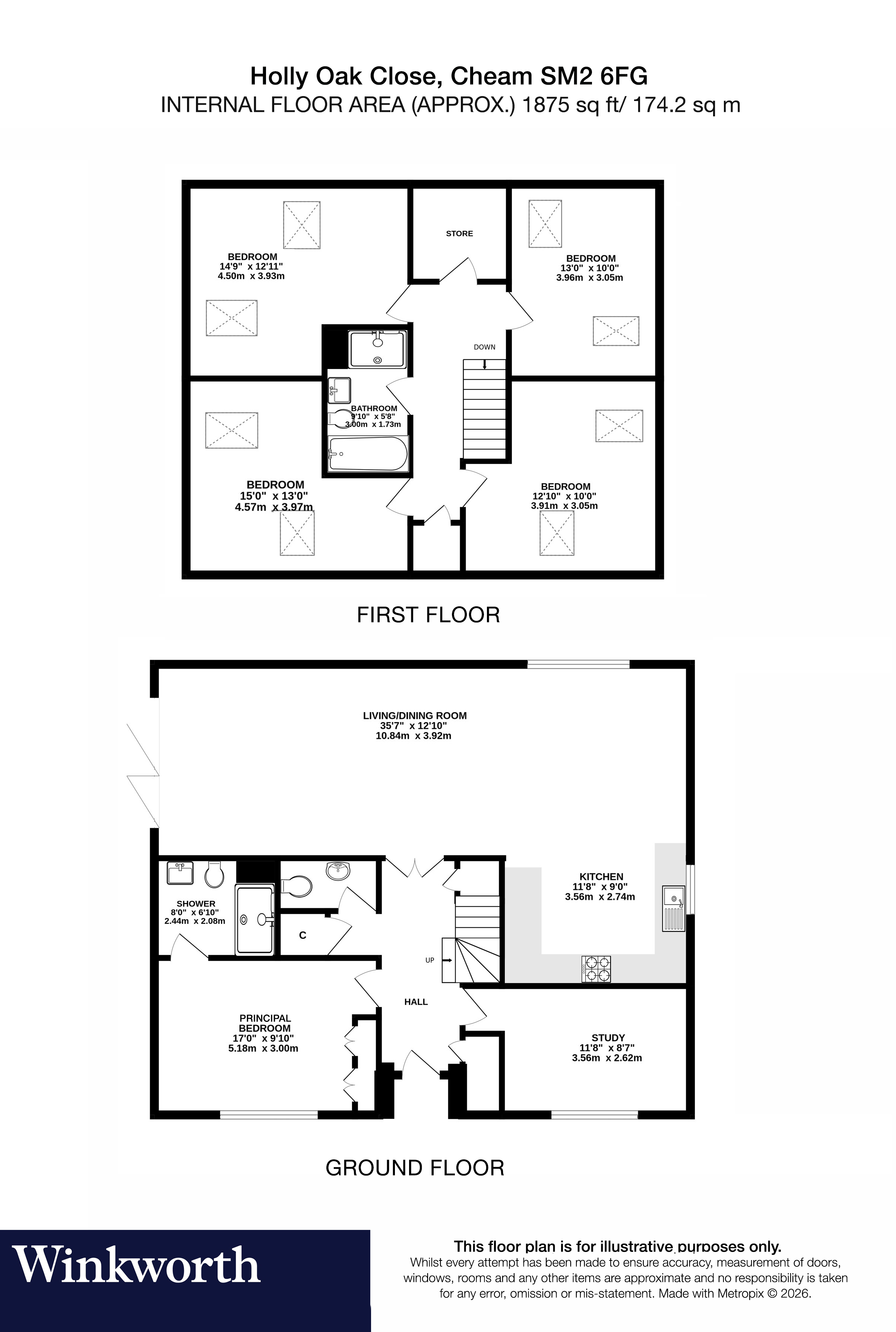2, Holly Oak Close, Sutton floorplan