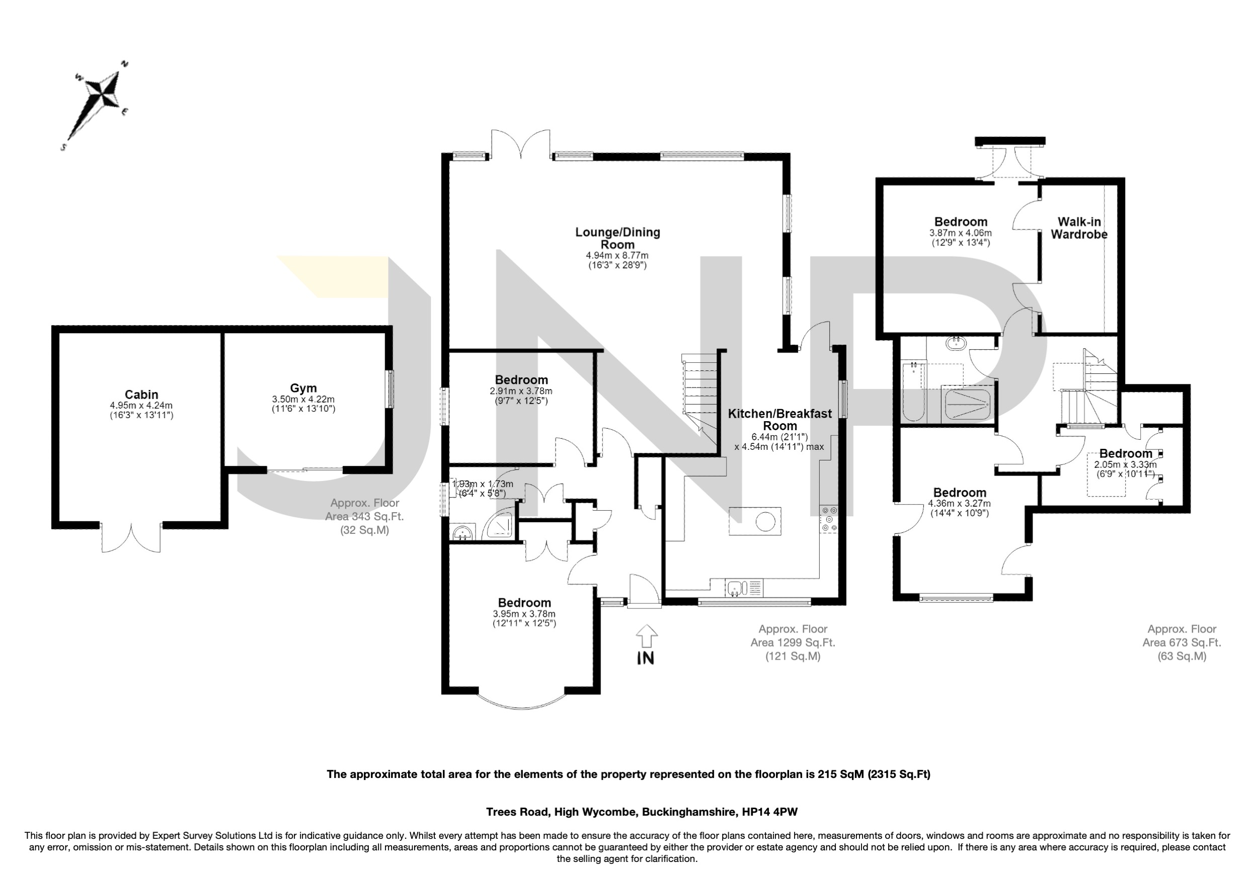 44, Trees Road, High Wycombe floorplan
