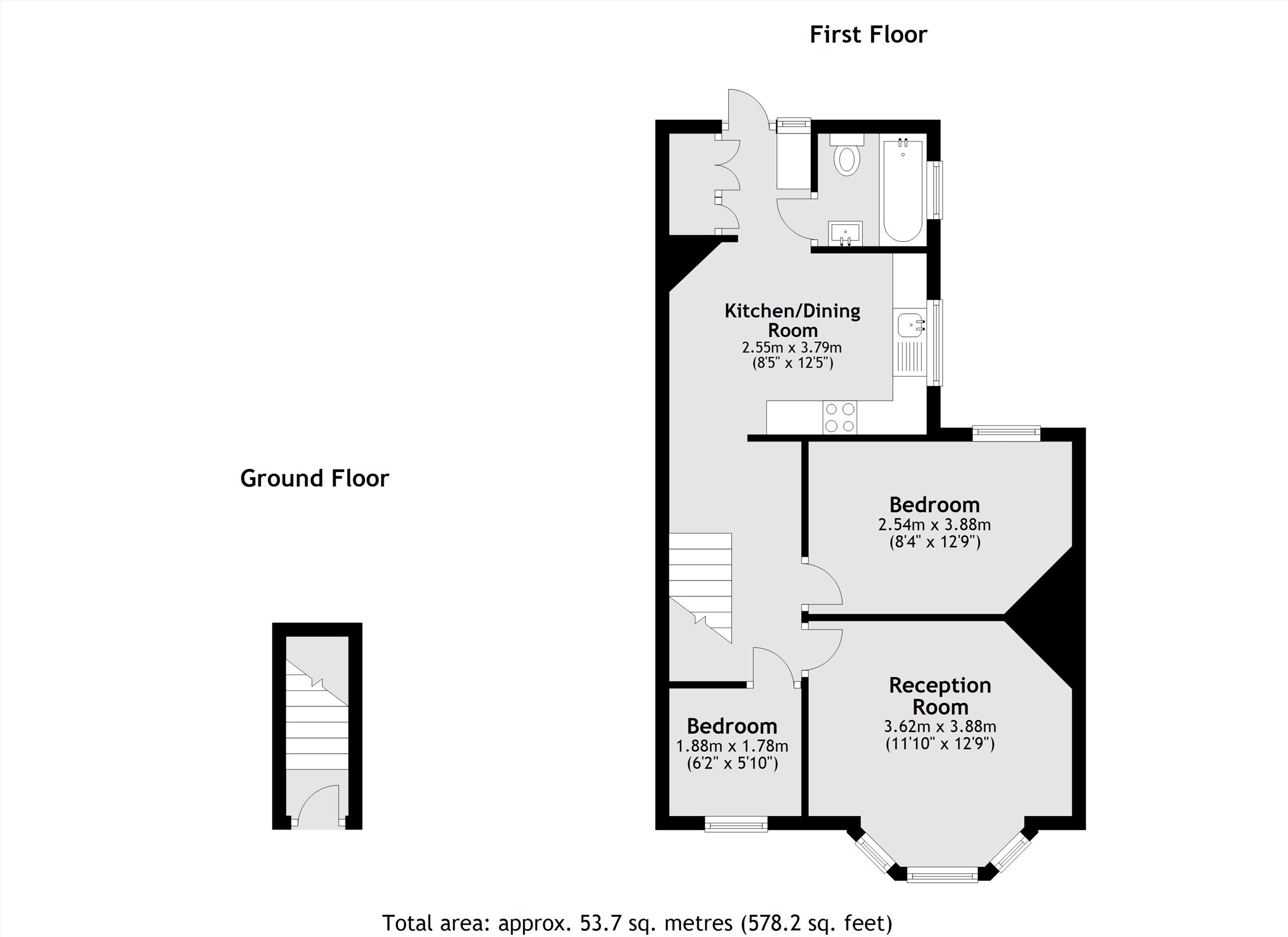 12, Marlborough Close, London floorplan