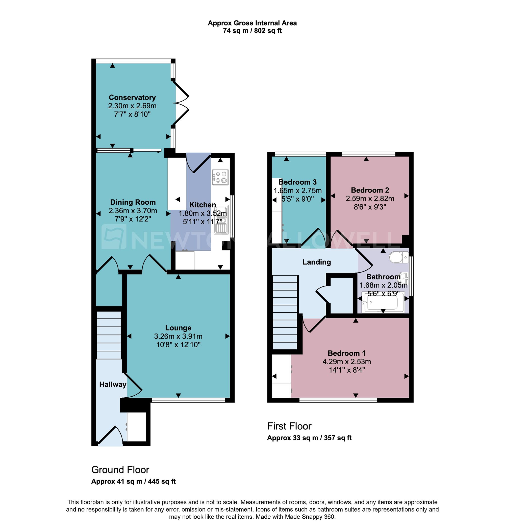 10 Parkdale, Ibstock floorplan