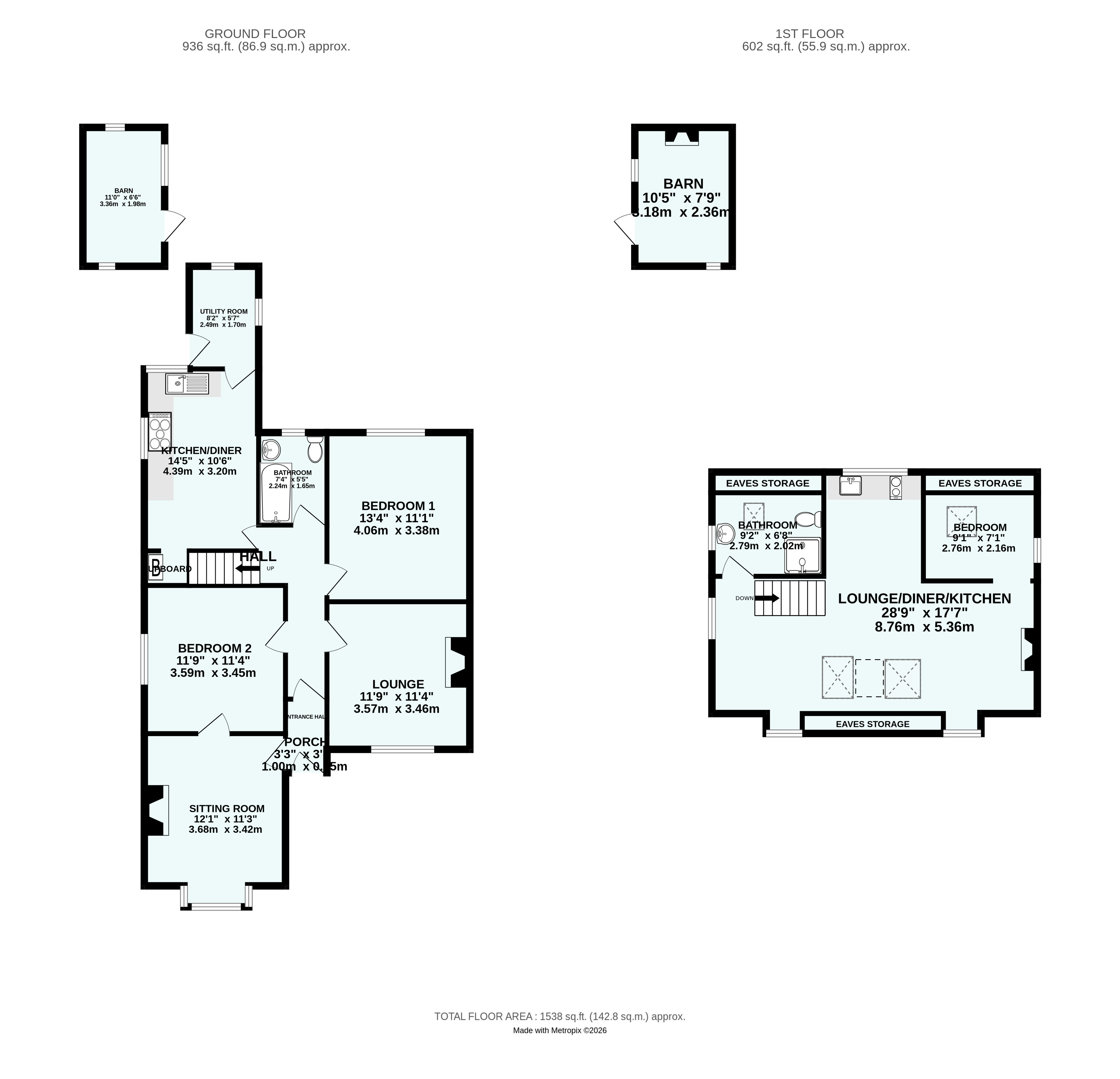 Peny-Craig,, Cadgwith, Helston floorplan