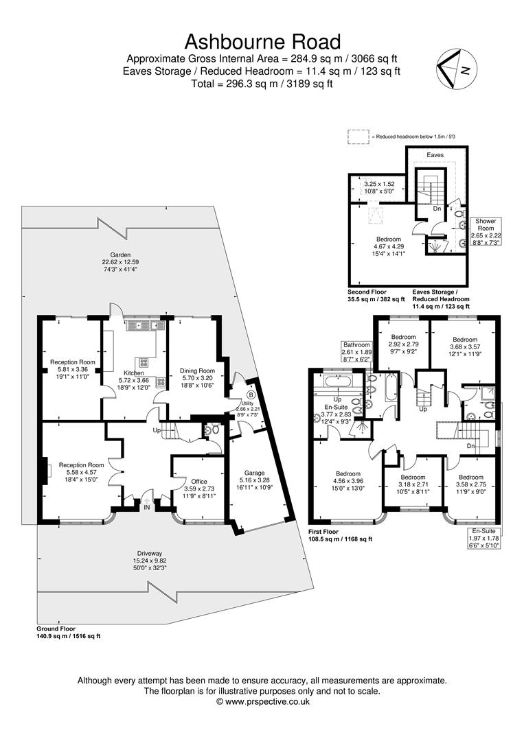 14, Ashbourne Road, London floorplan