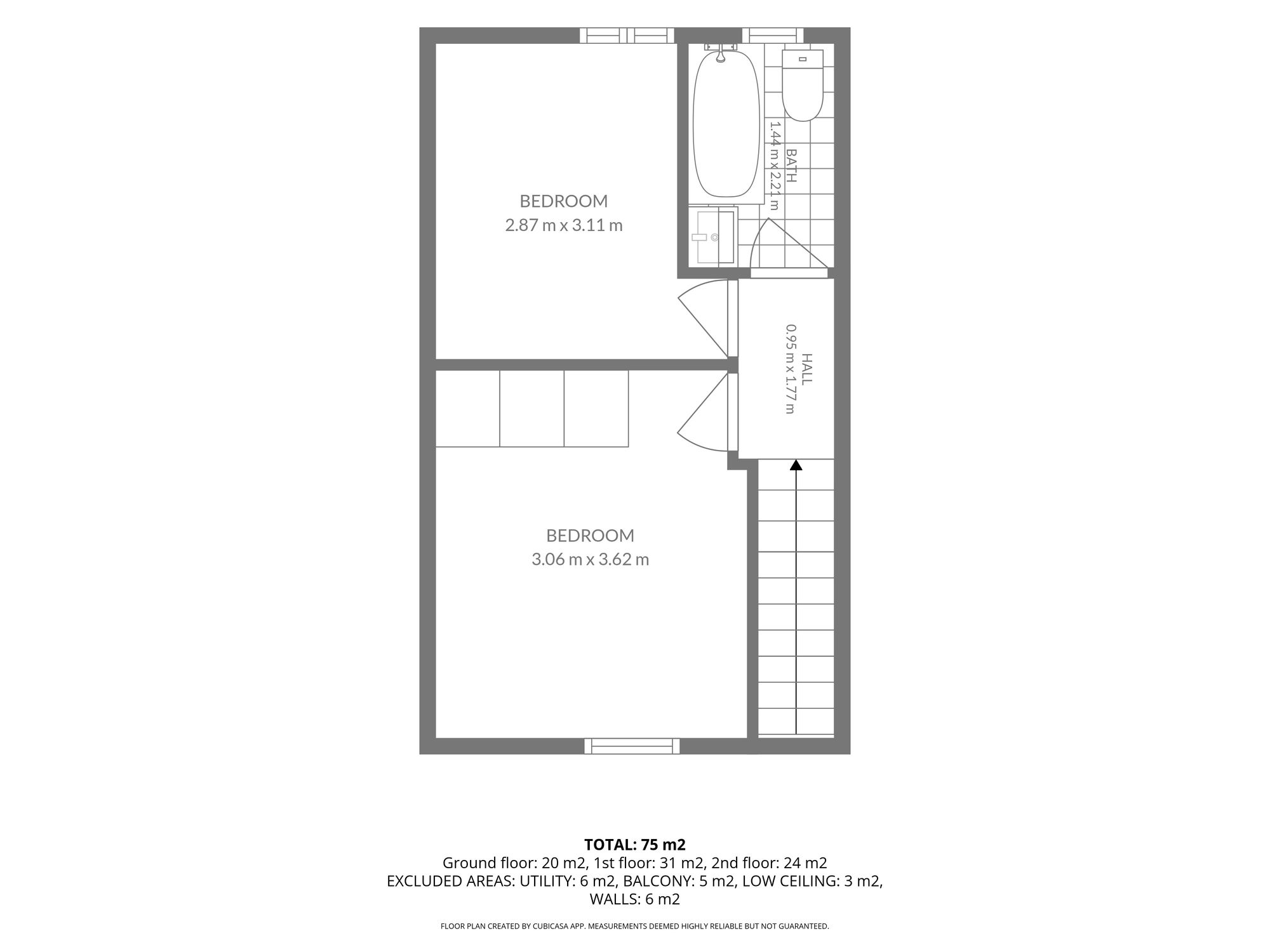 73a High Street, Bidford on Avon floorplan