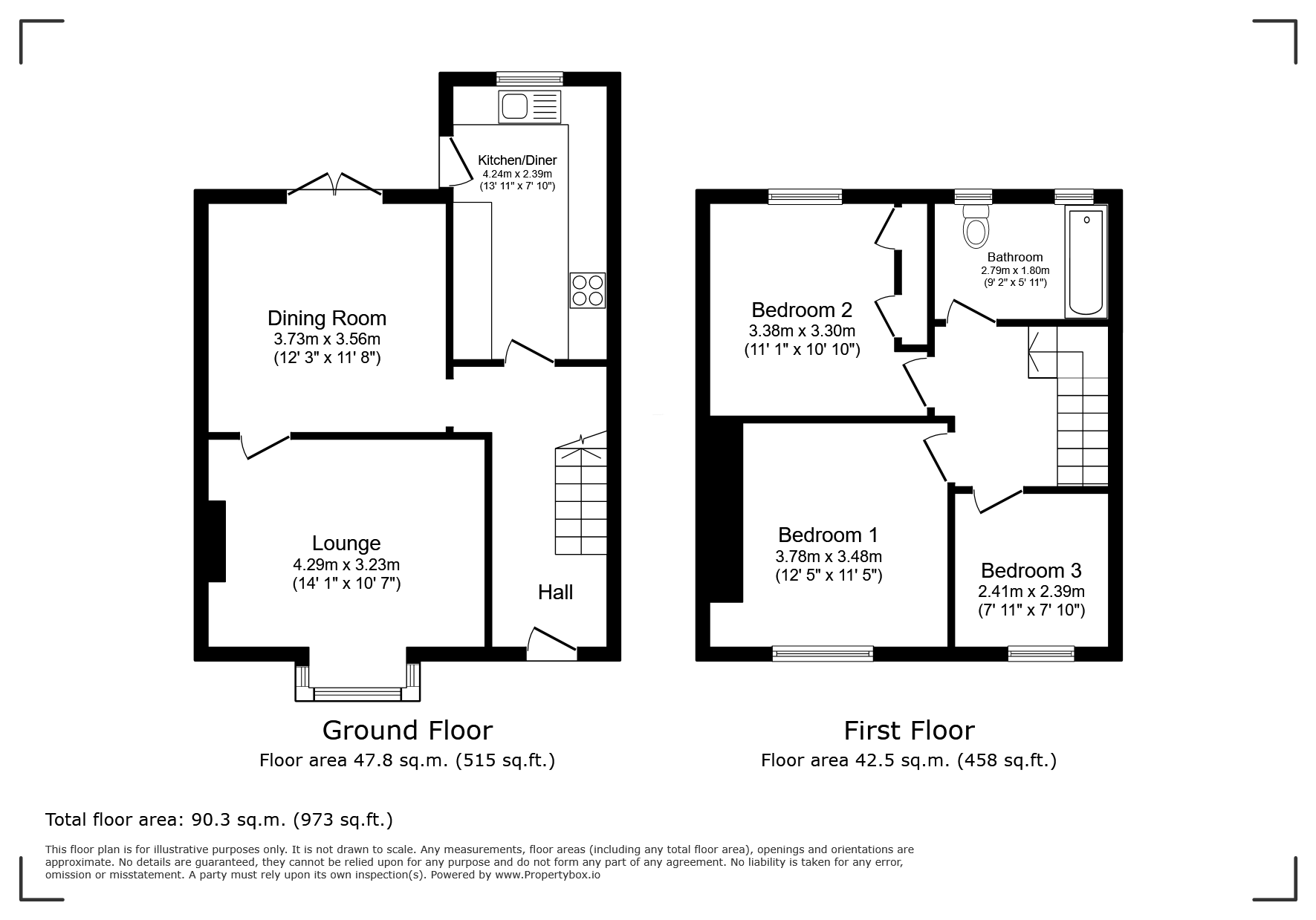 11, Whitley Road, Newcastle upon Tyne floorplan