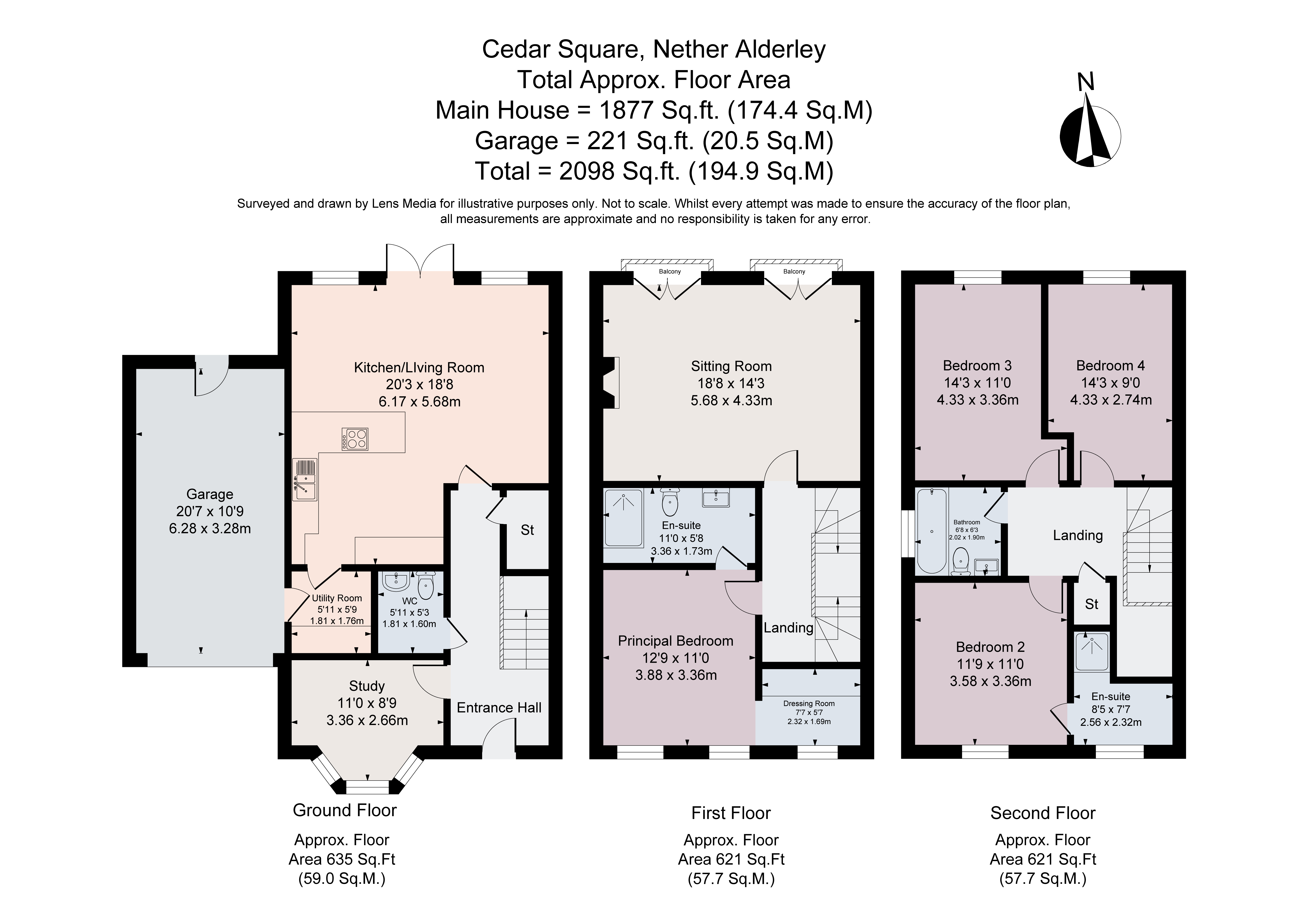 2, Cedar Square, Macclesfield floorplan