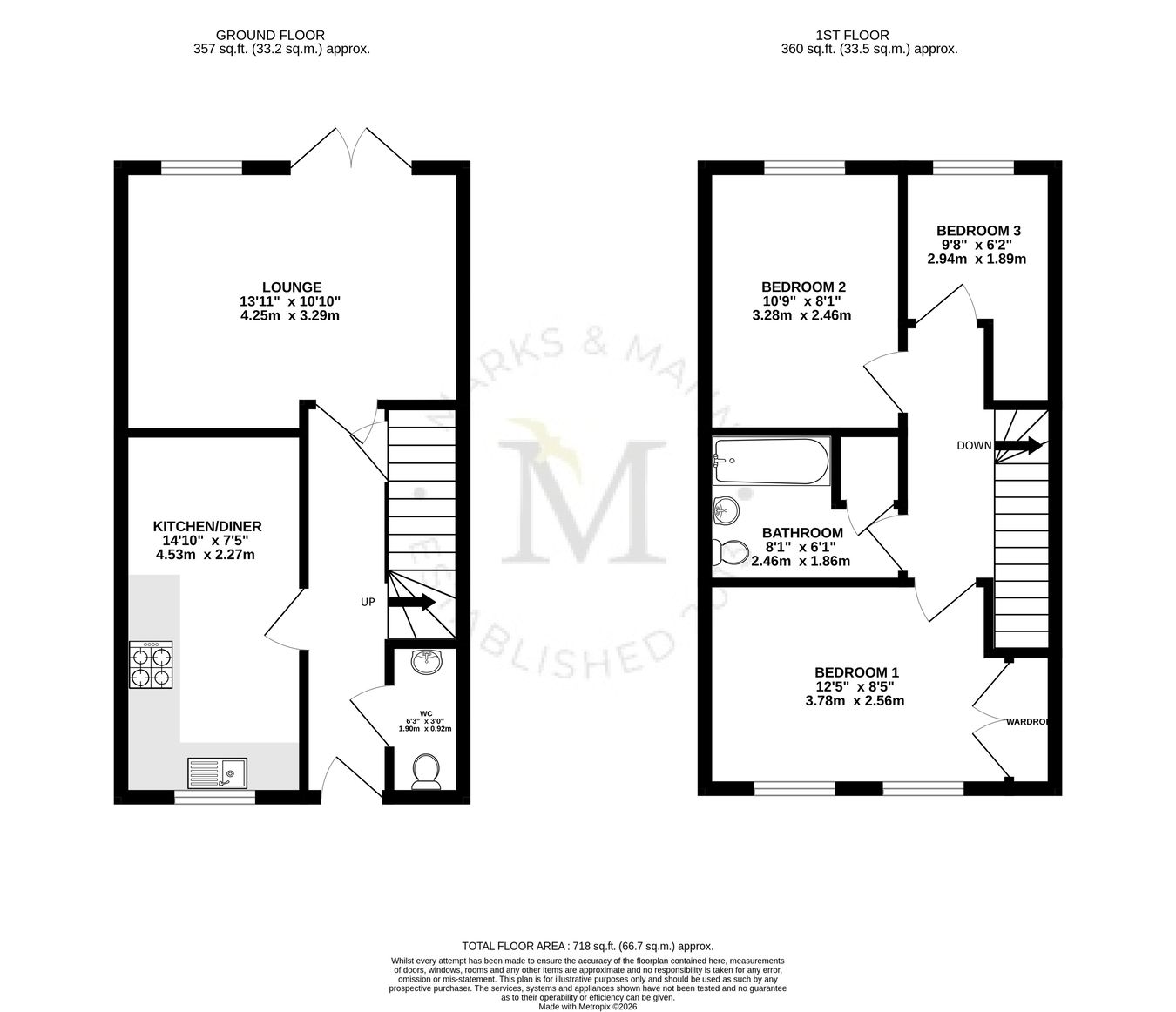 6, River Way, Ipswich floorplan